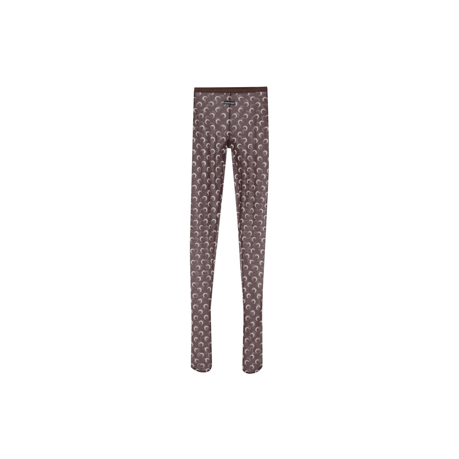 MARINE SERRE Moon Printed Mesh Tights