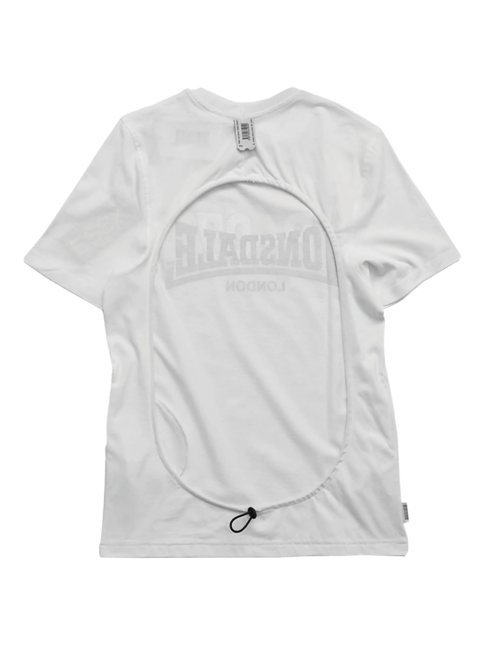 PROTOTYPES White T-shirt with a neckline