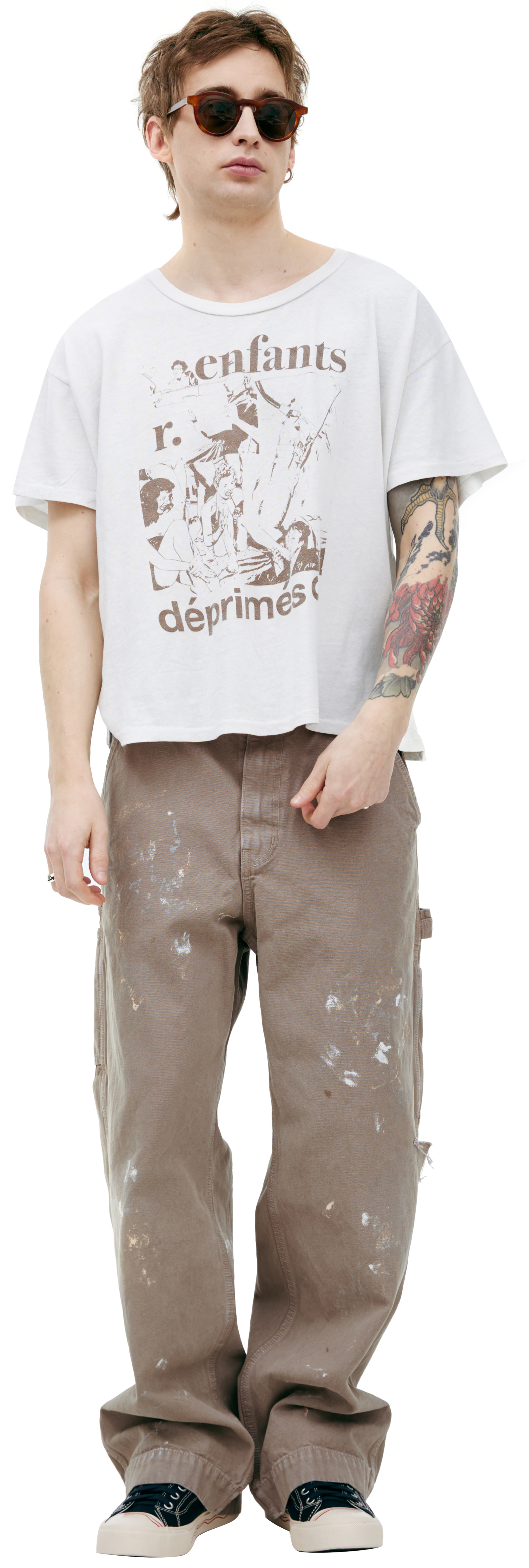 Enfants Riches Déprimés White print T-shirt