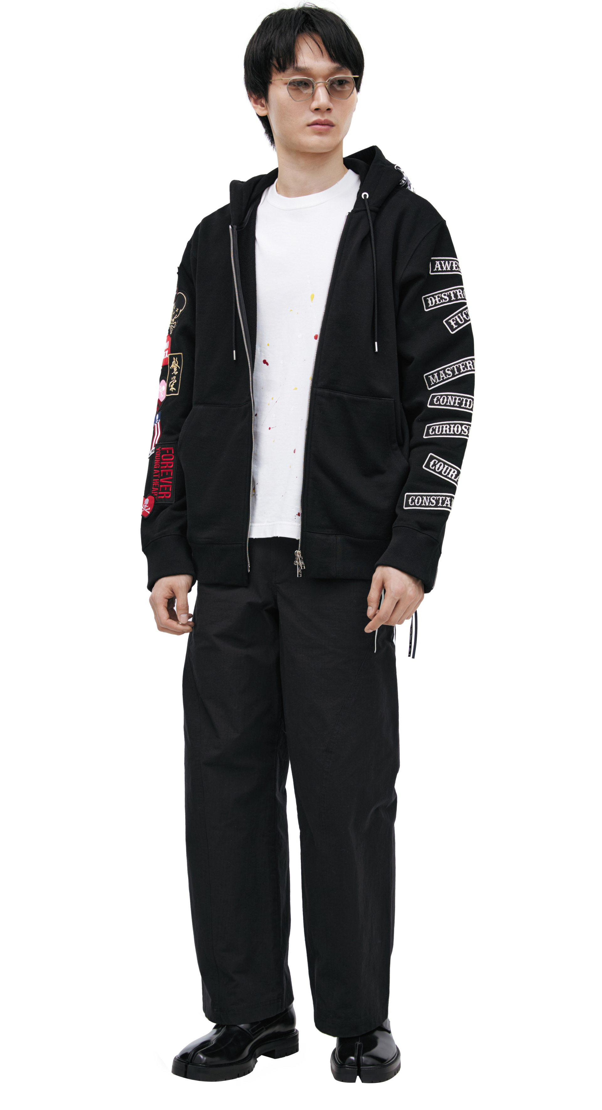 Mastermind WORLD Hoodie with patches