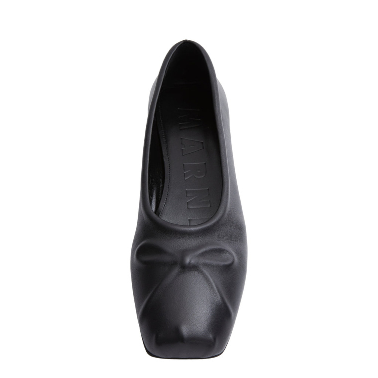 Marni Leather ballerina shoes