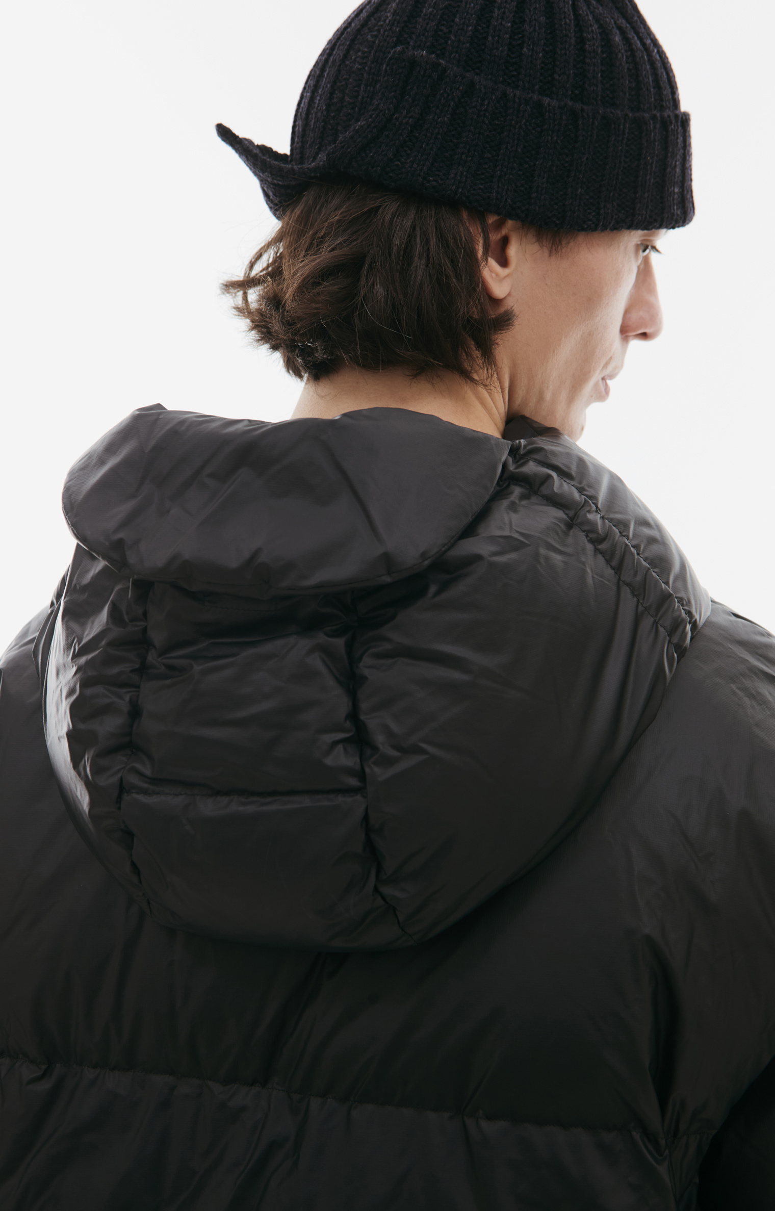 The Viridi-Anne Hooded down jacket