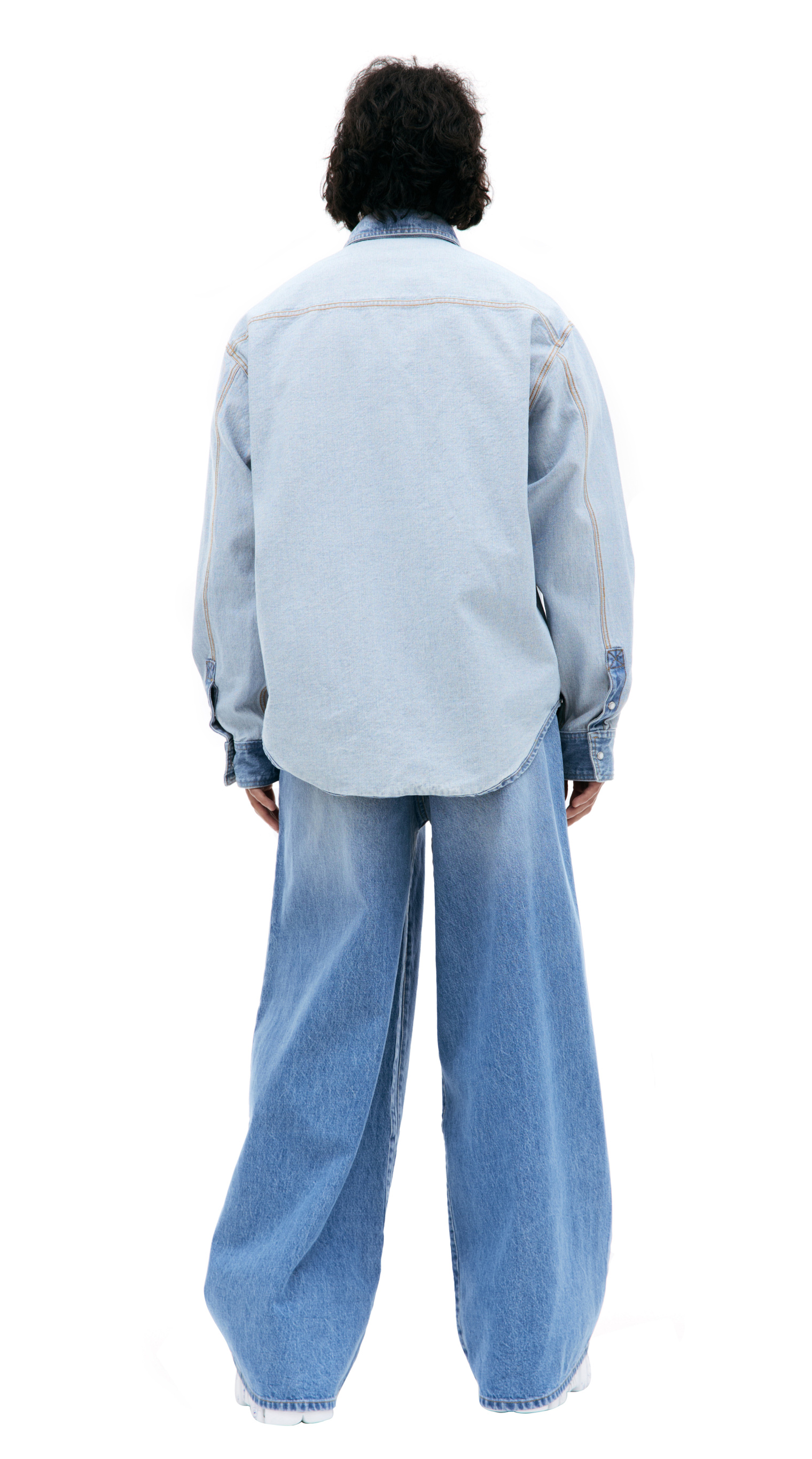 VETEMENTS Inside-out denim shirt