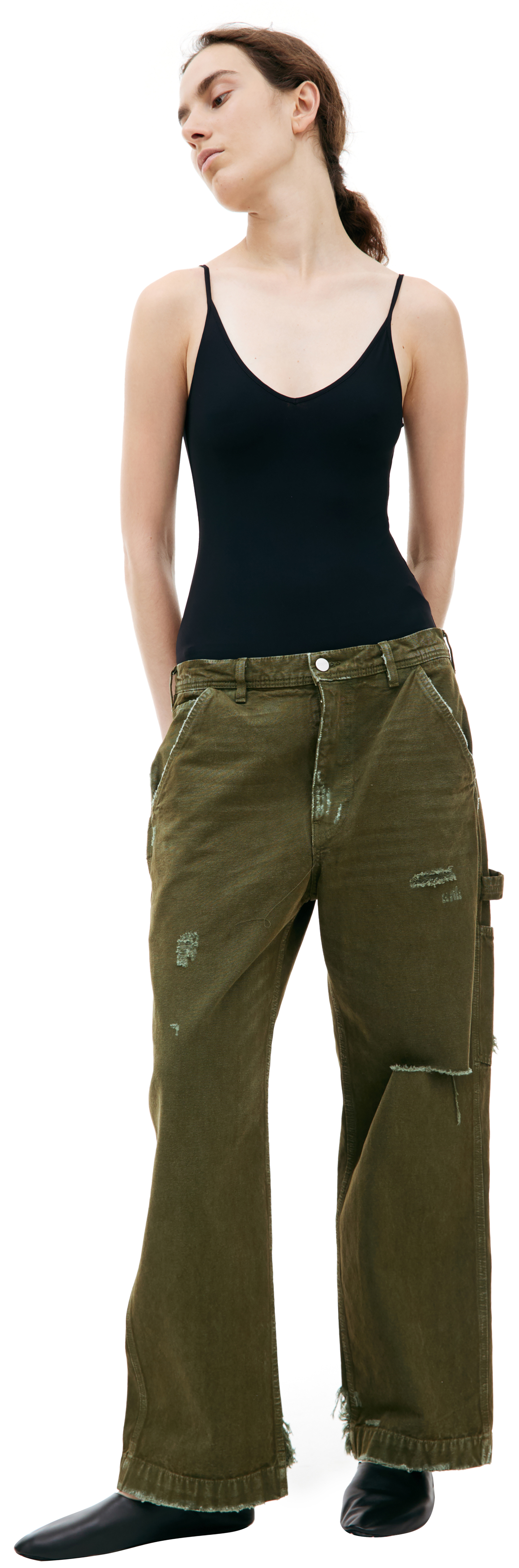 Enfants Riches Déprimés Painted faded jeans