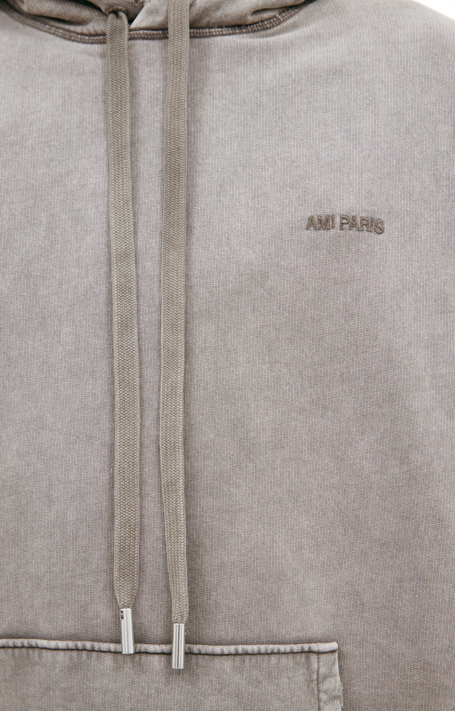 AMI PARIS Embroidered logo hoodie