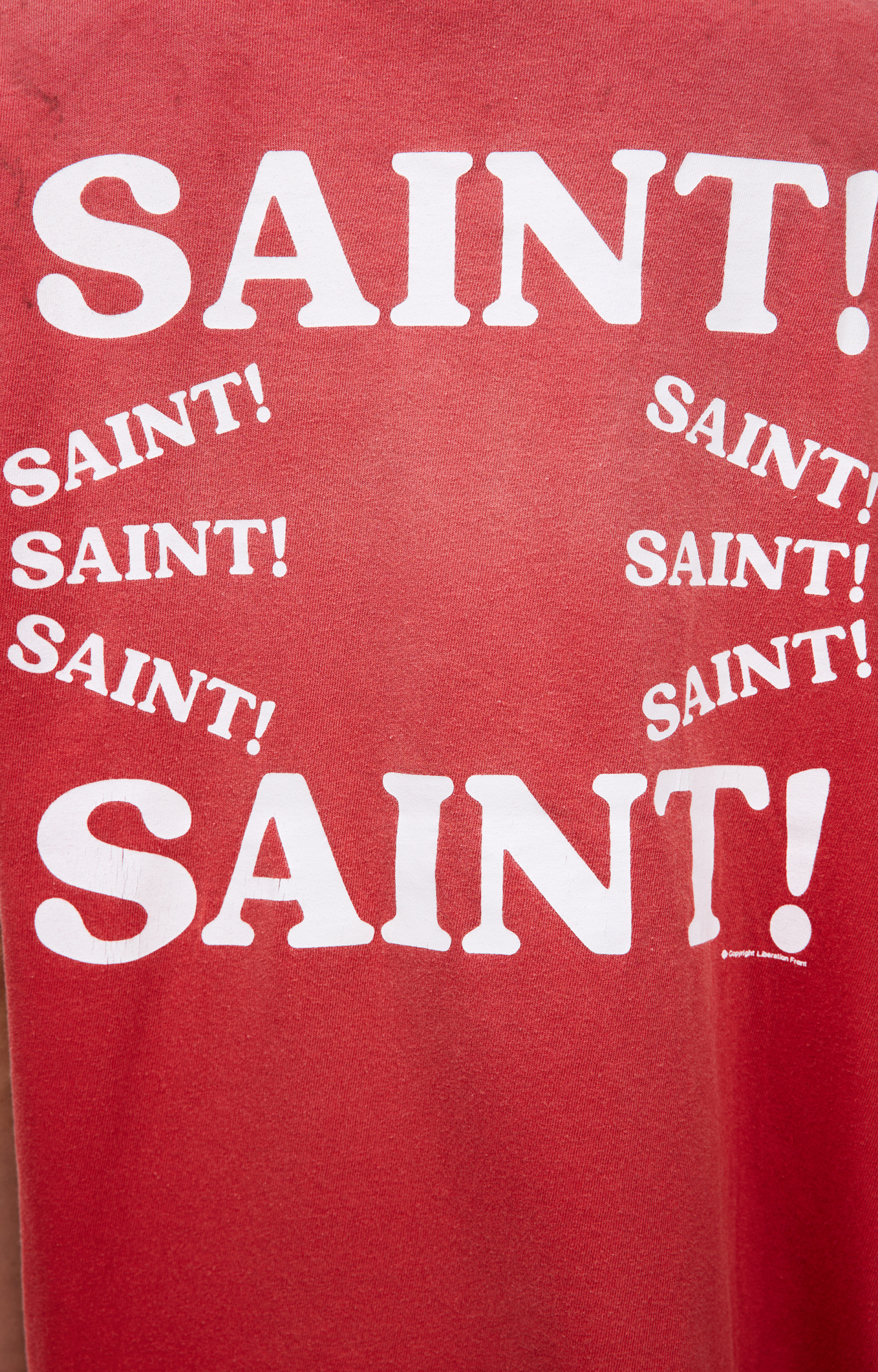 Saint Mxxxxxx Оверсайз футболка с логотипом