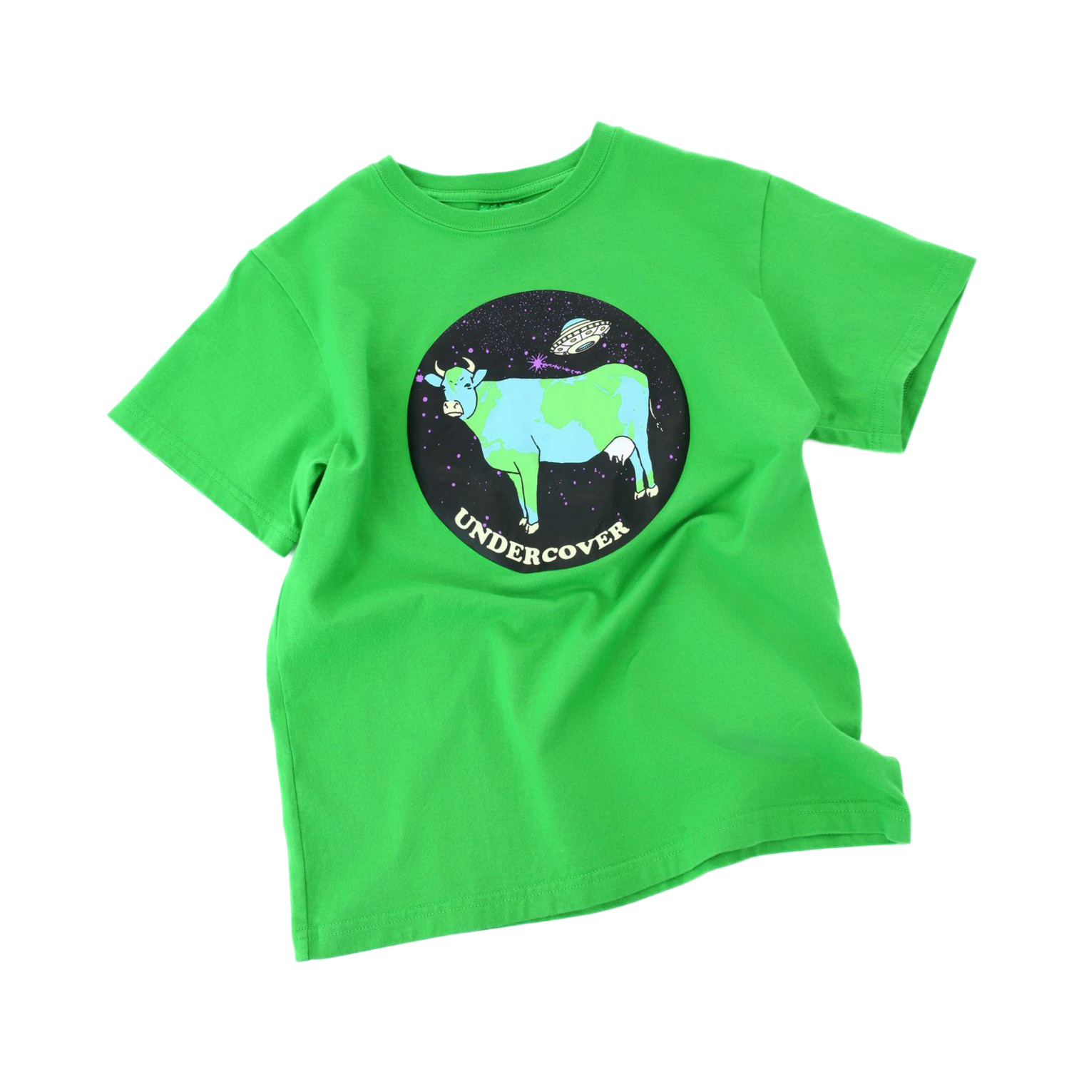 Undercover Green kids spacecow t-shirt