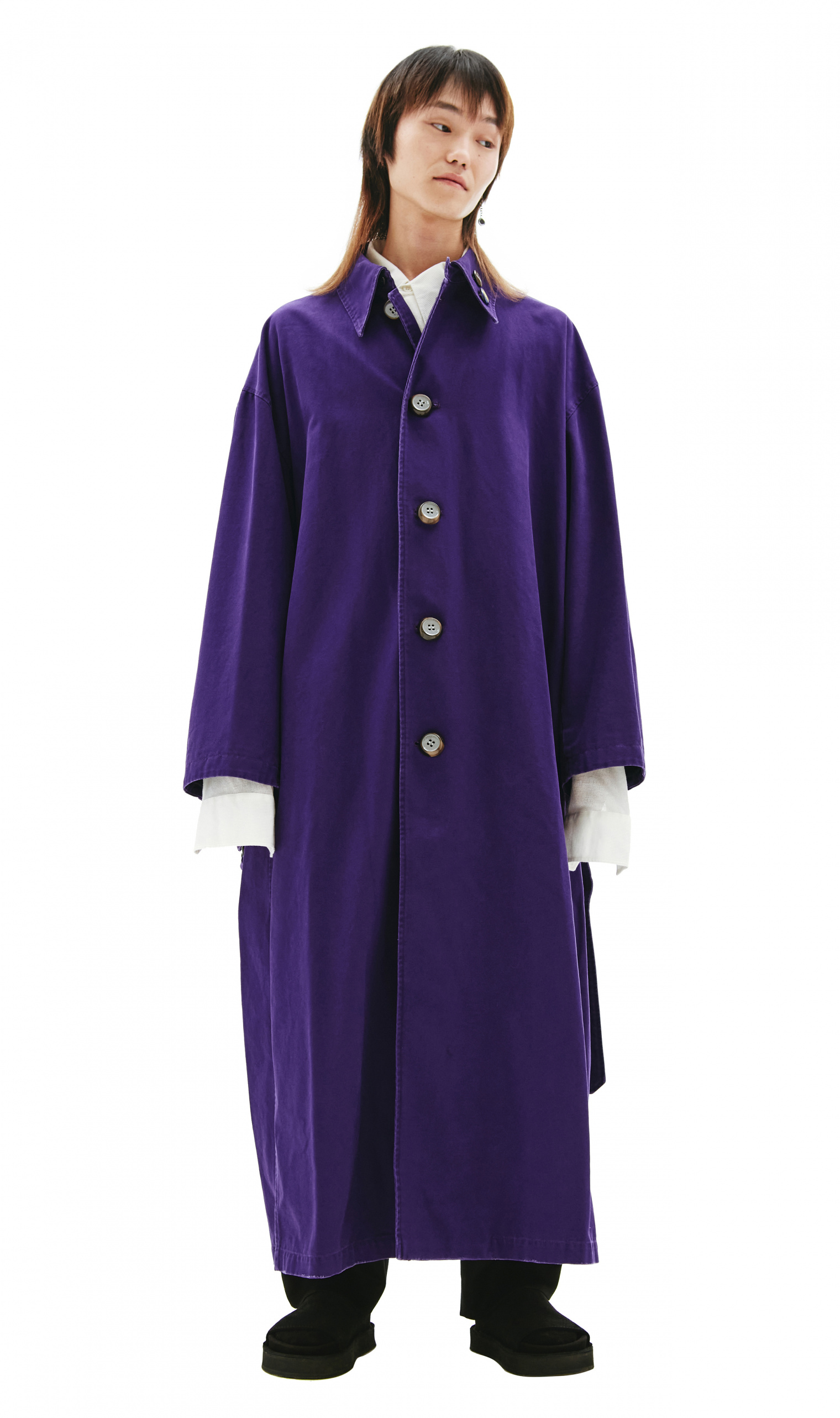 Raf Simons Purple Oversize Coat