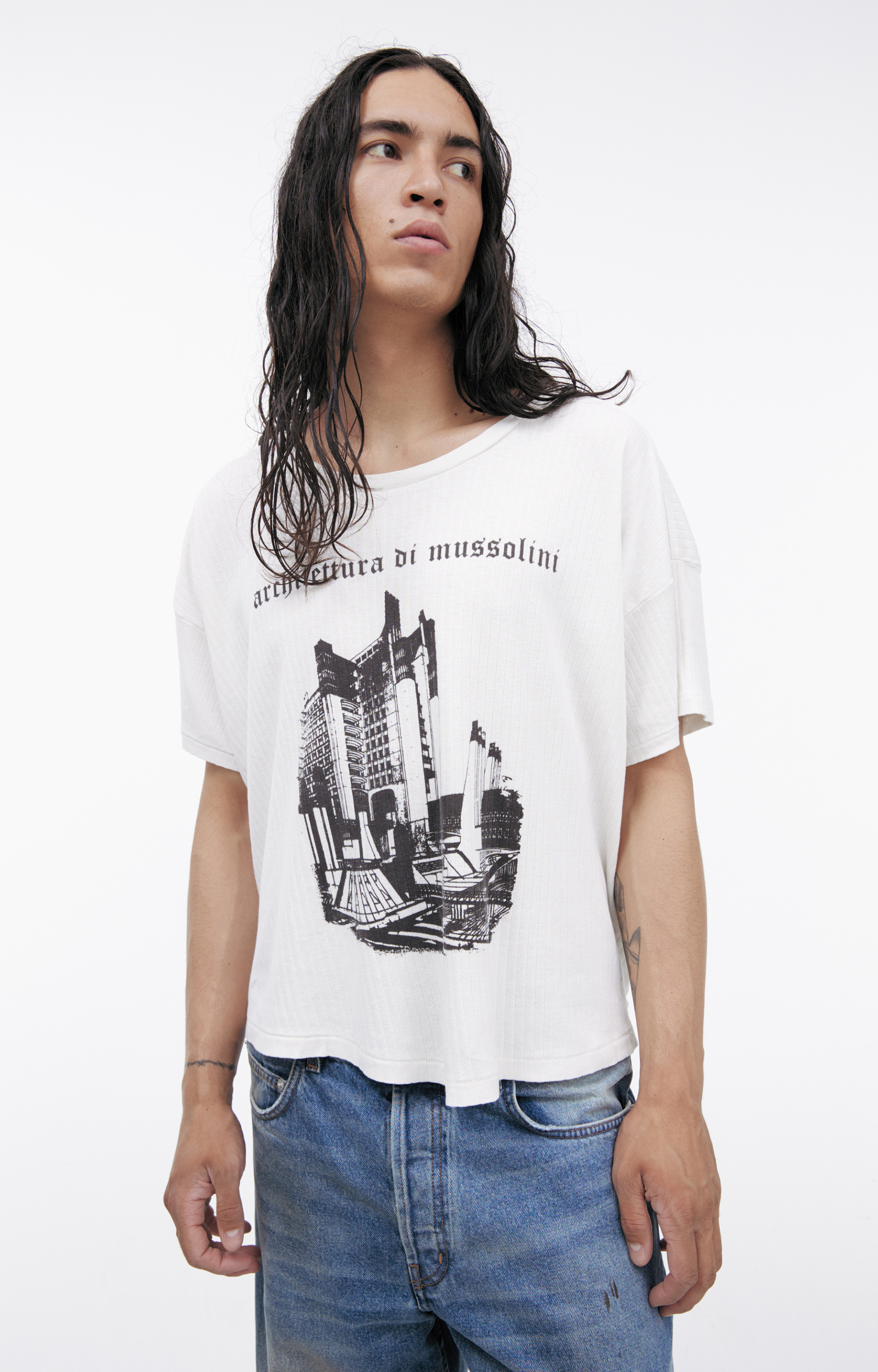 Enfants Riches Déprimés Grey print T-shirt