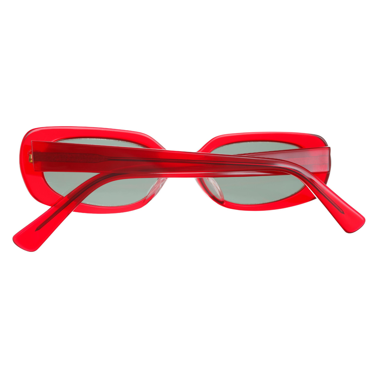 Undercover Овальные очки с красной оправой
