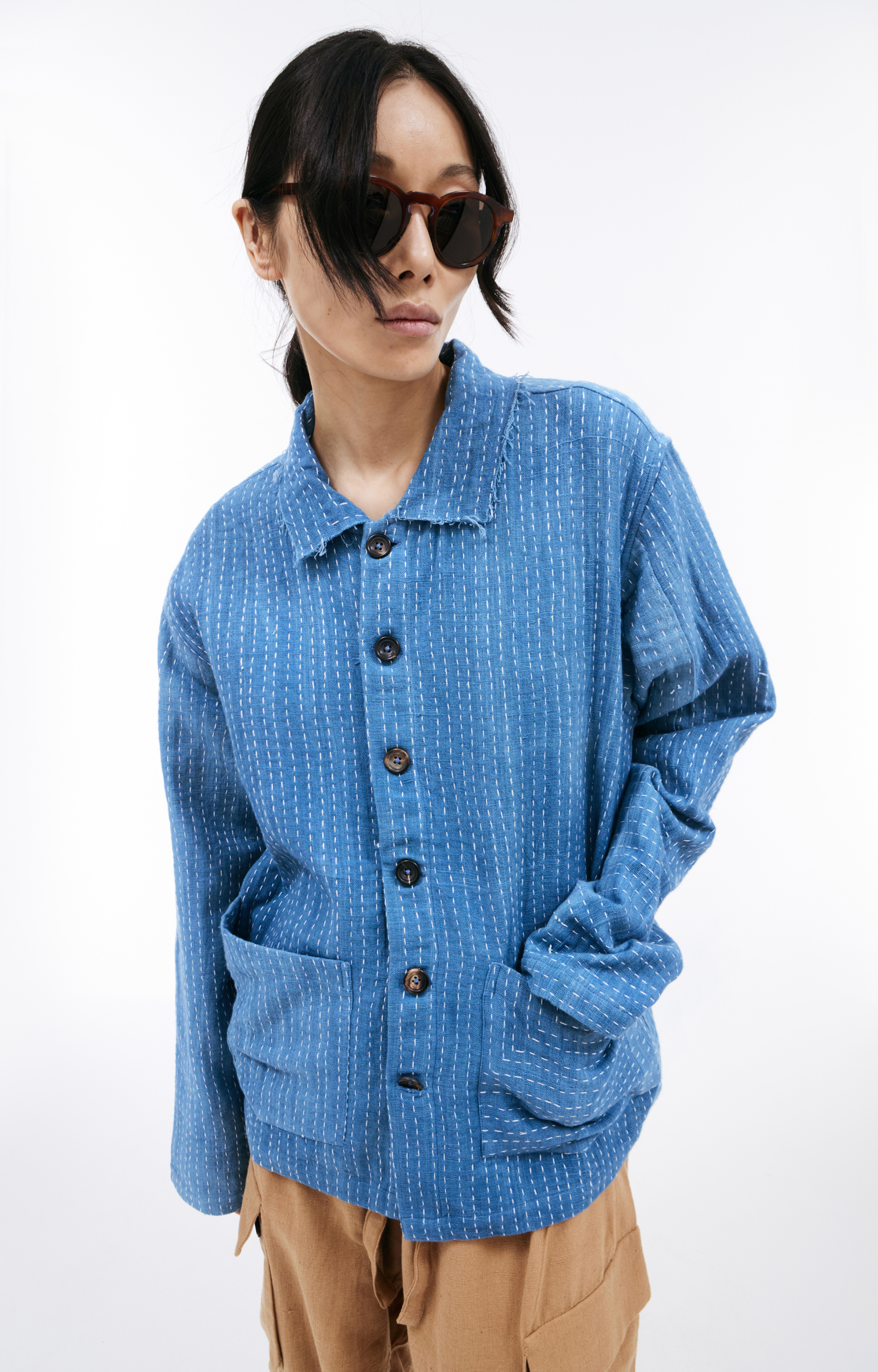 KARTIK Research Jacket with contrast stitching