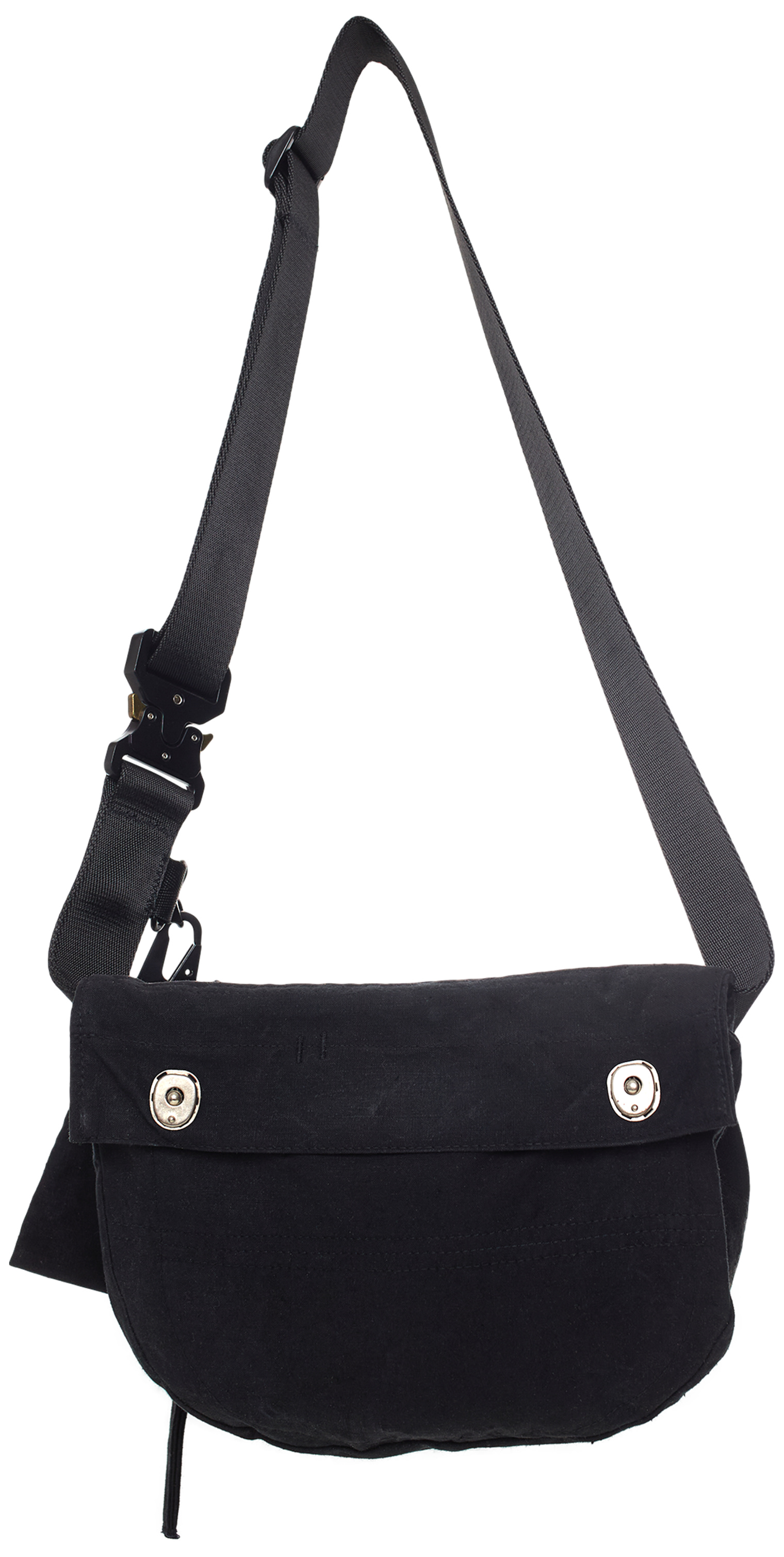 PLANIMETRY Black button bag