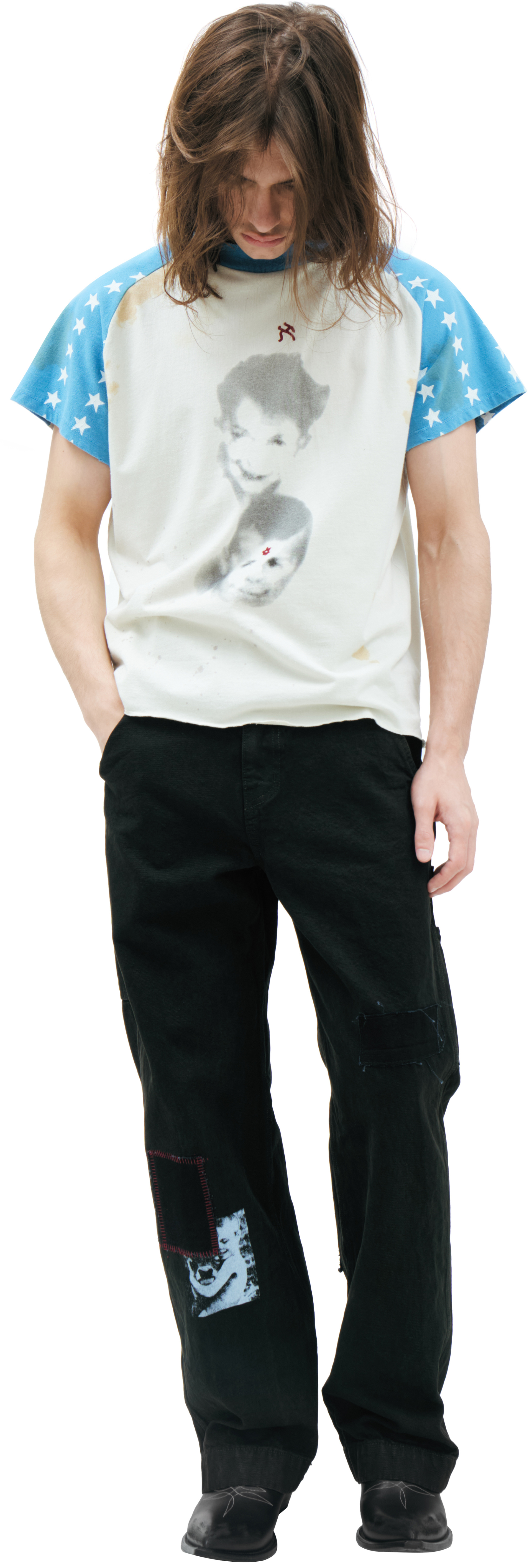 Enfants Riches Déprimés T-shirt with contrasting sleeves