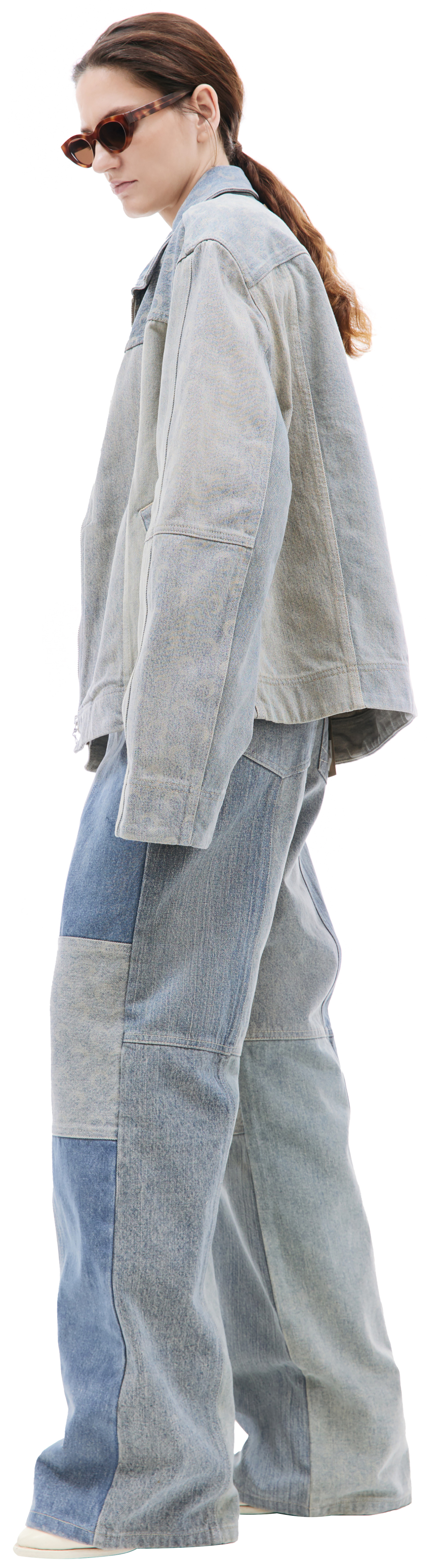 MARINE SERRE Fading denim jacket