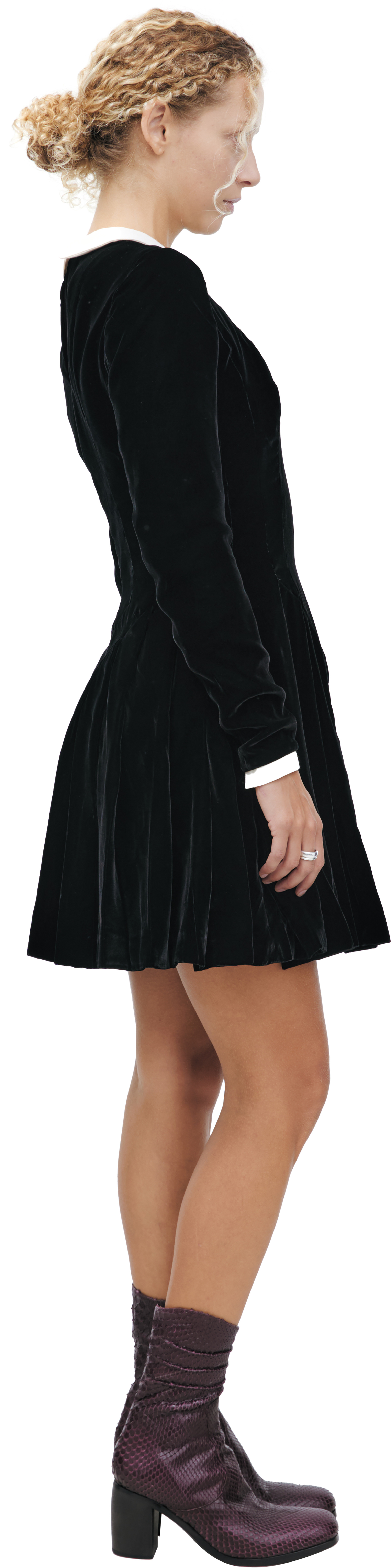 Enfants Riches Déprimés Black dress with a collar