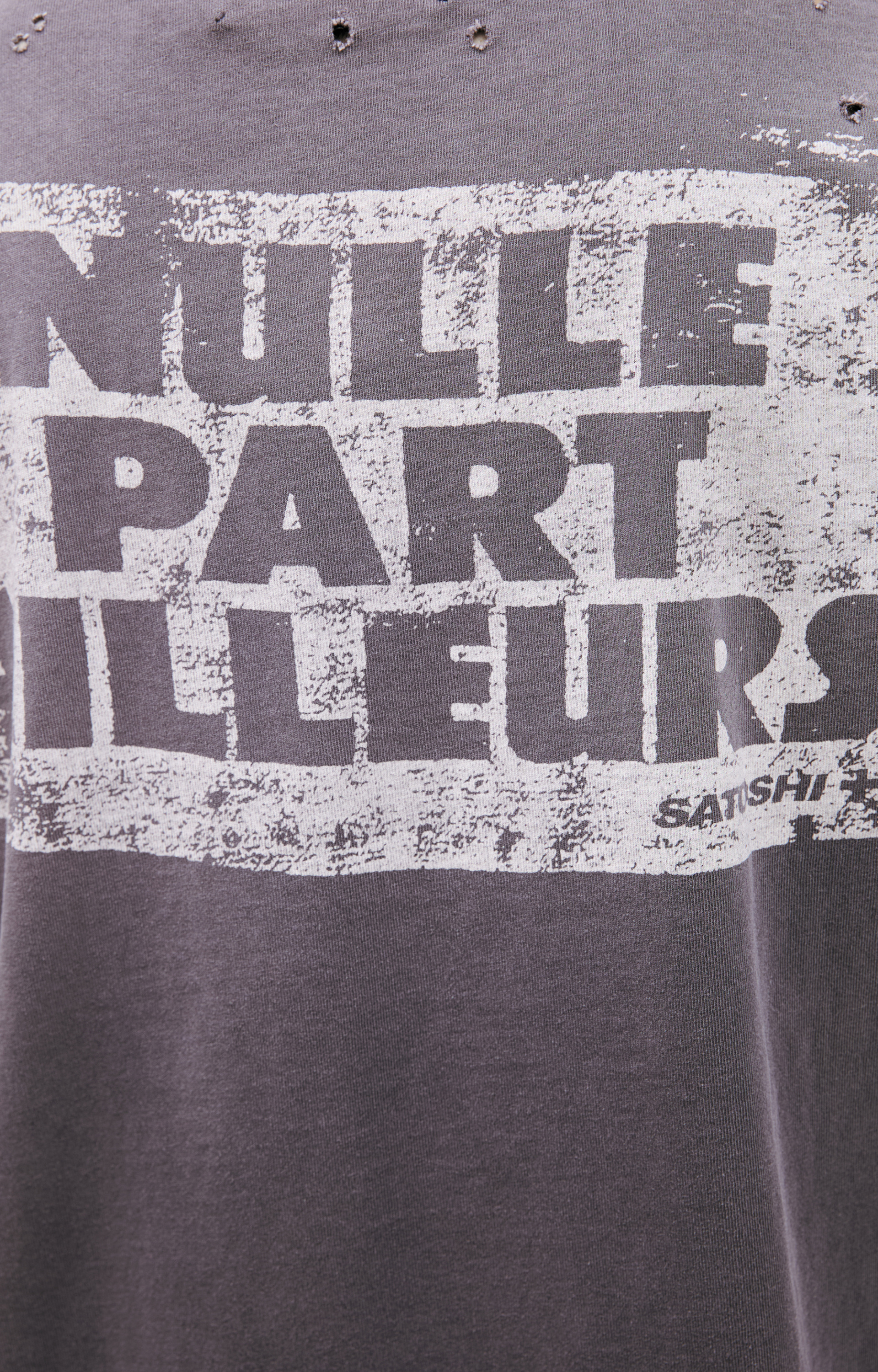 Satoshi Nakamoto Grеy print T-shirt