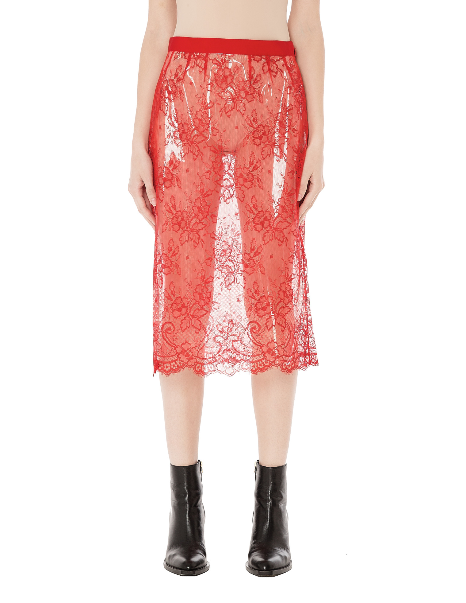 Maison Margiela Lace pencil skirt