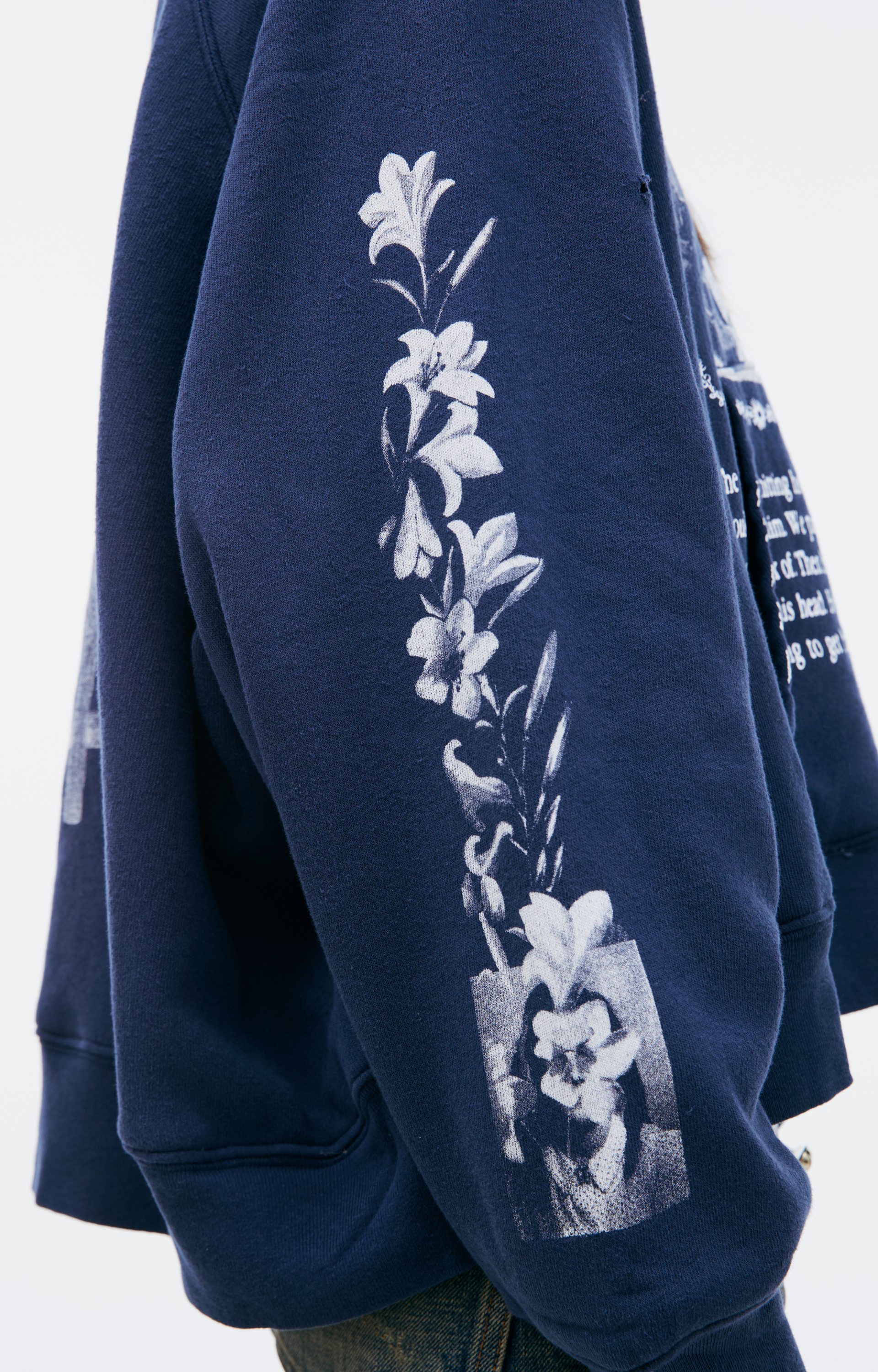 Enfants Riches Déprimés Blue printed sweatshirt