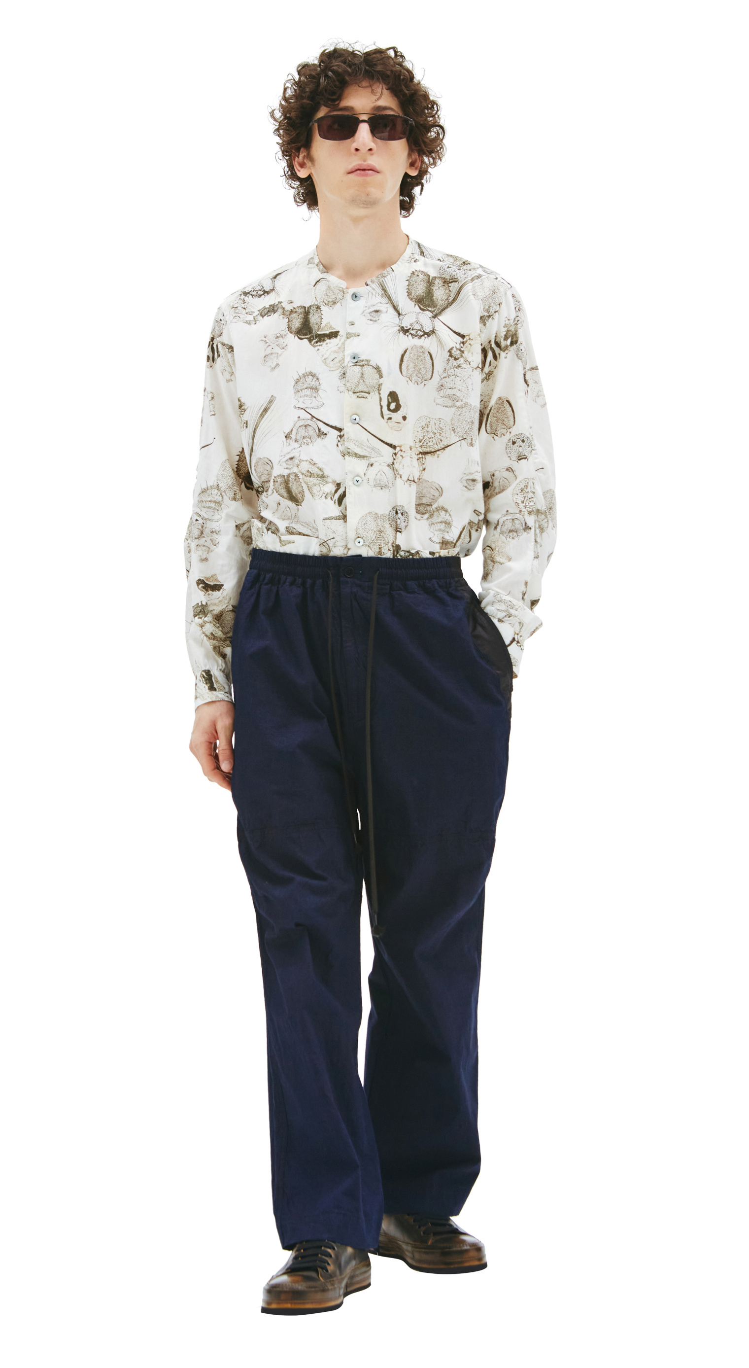 The Viridi-Anne Cotton wide trousers