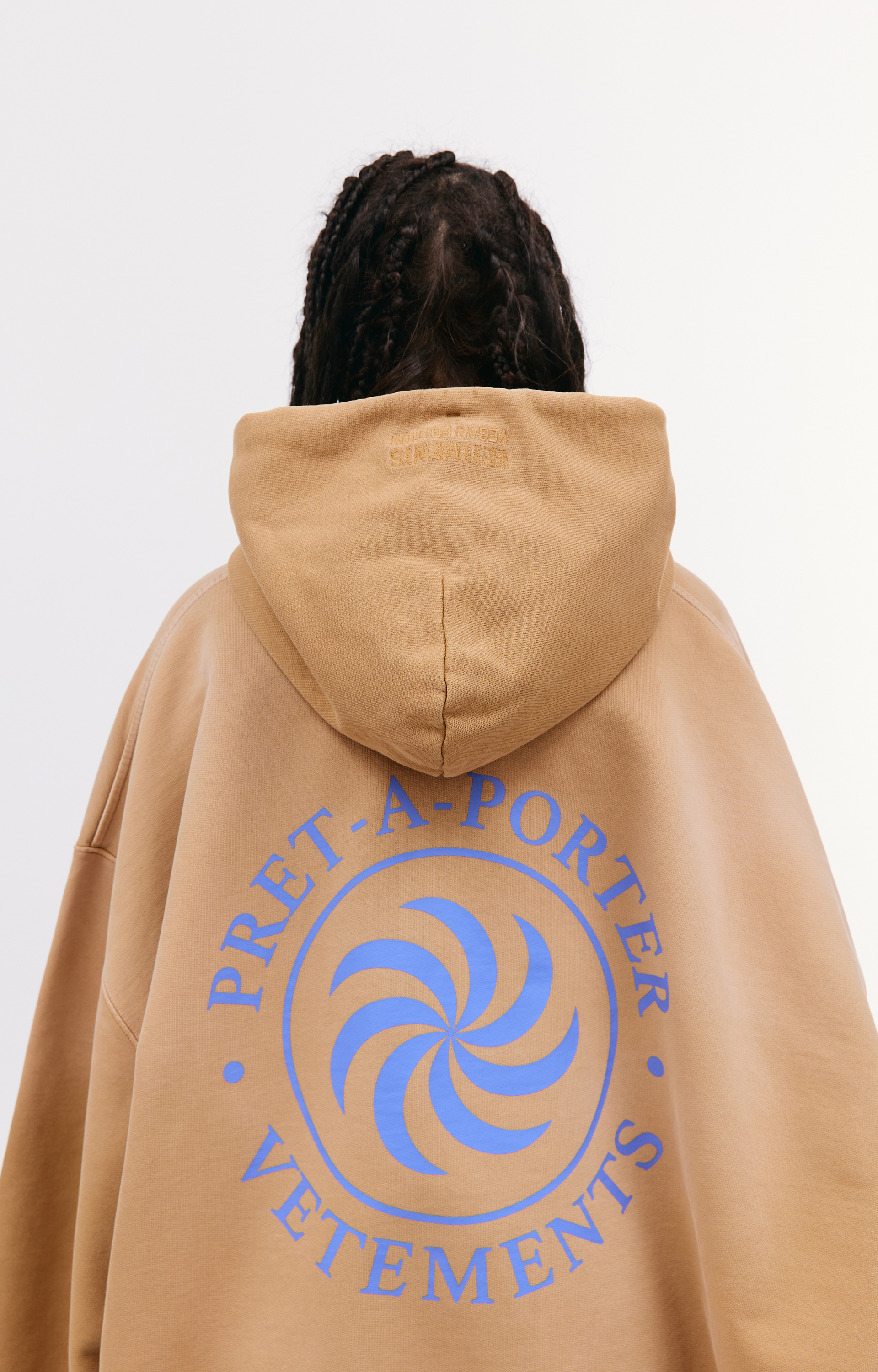 VETEMENTS Vegan Edition logo hoodie