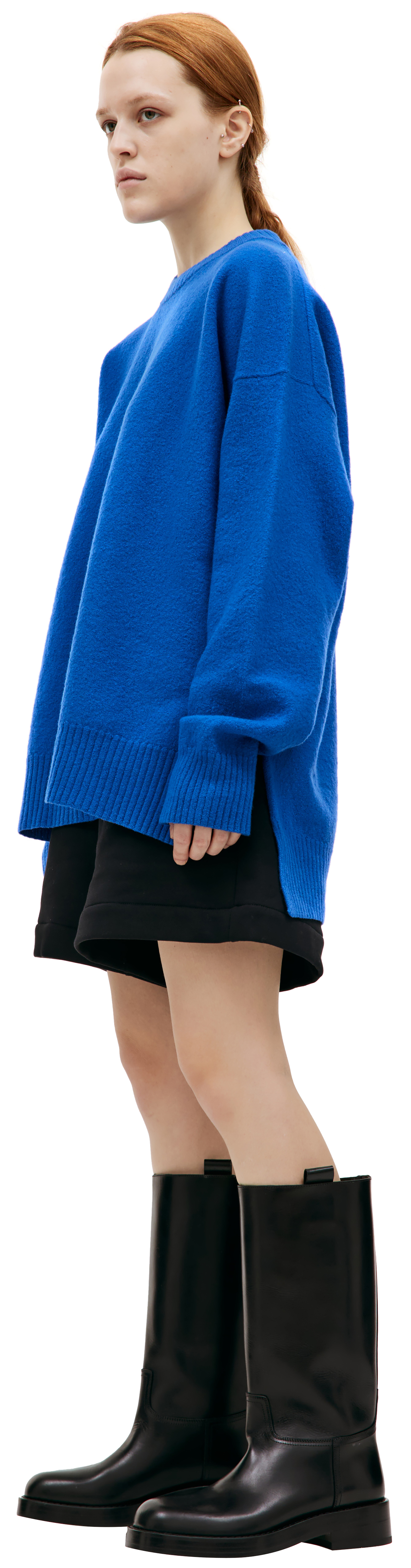 Jil Sander Blue wool sweater