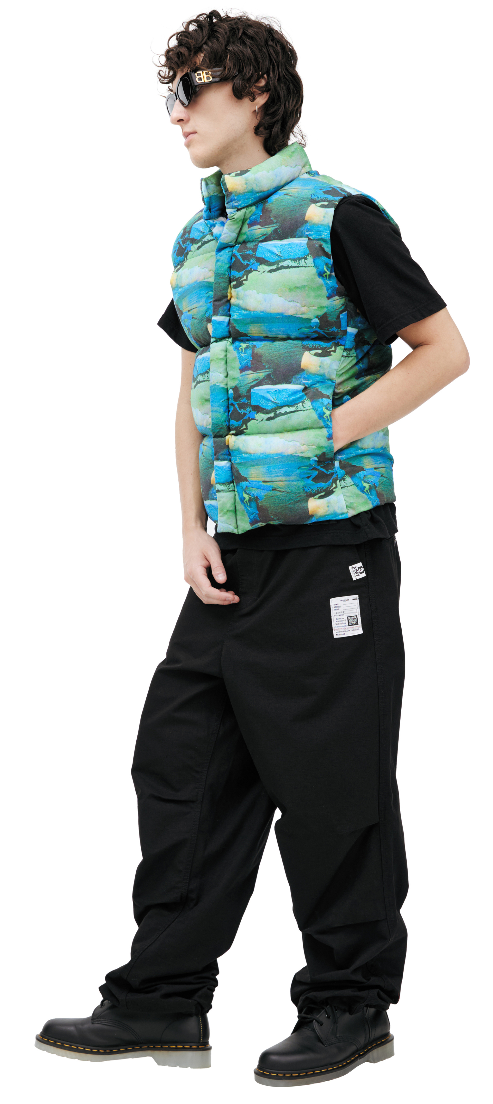 ERL Monoprint puffer vest