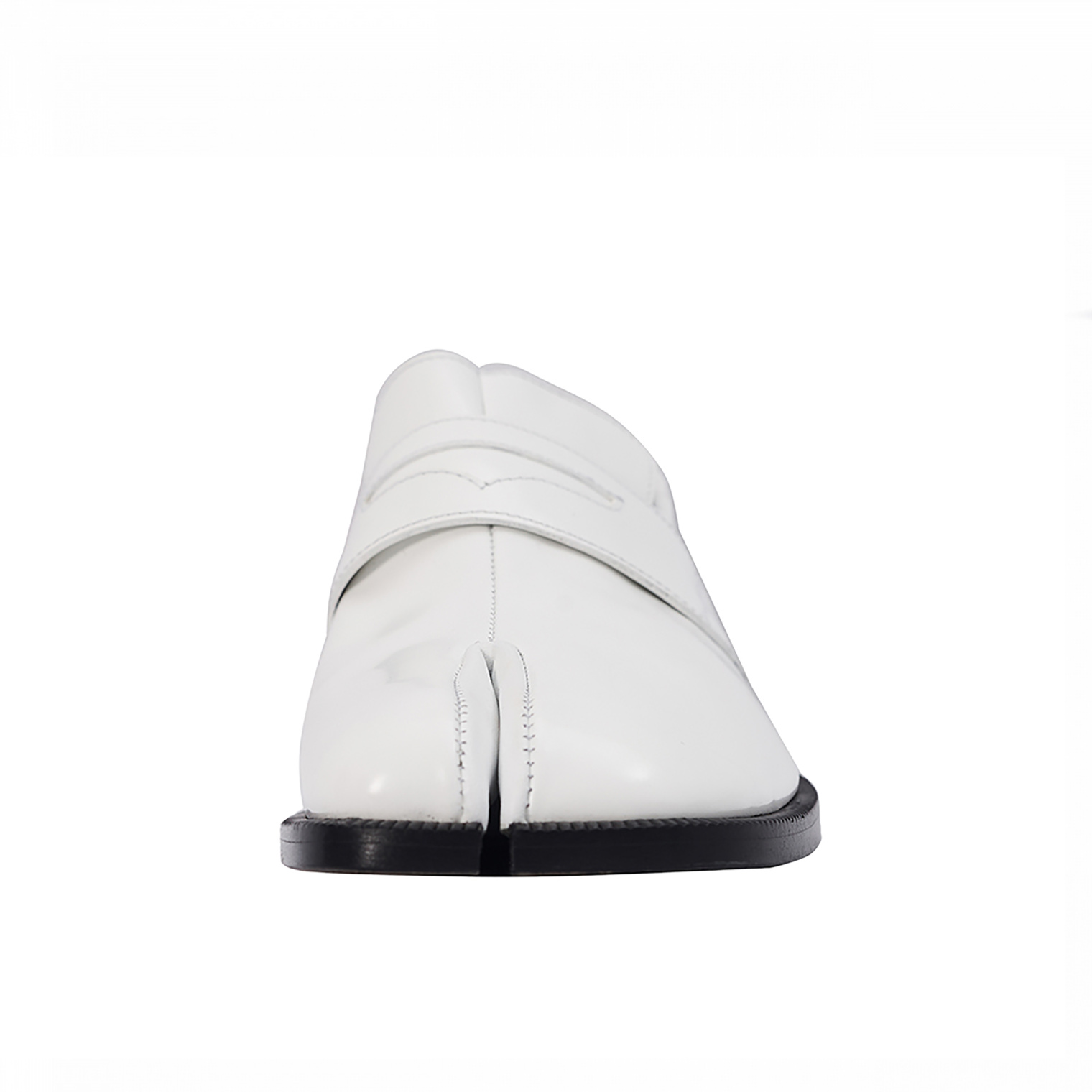 Maison Margiela White & Black Tabi Loafers