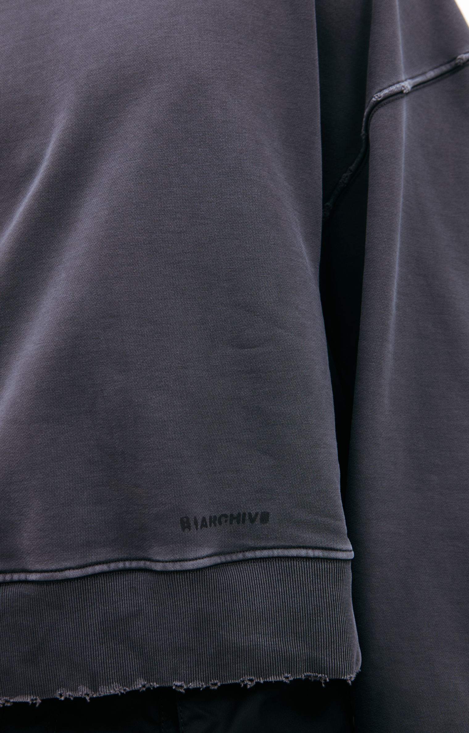 B1ARCHIVE Sweatshirt with scuff effect