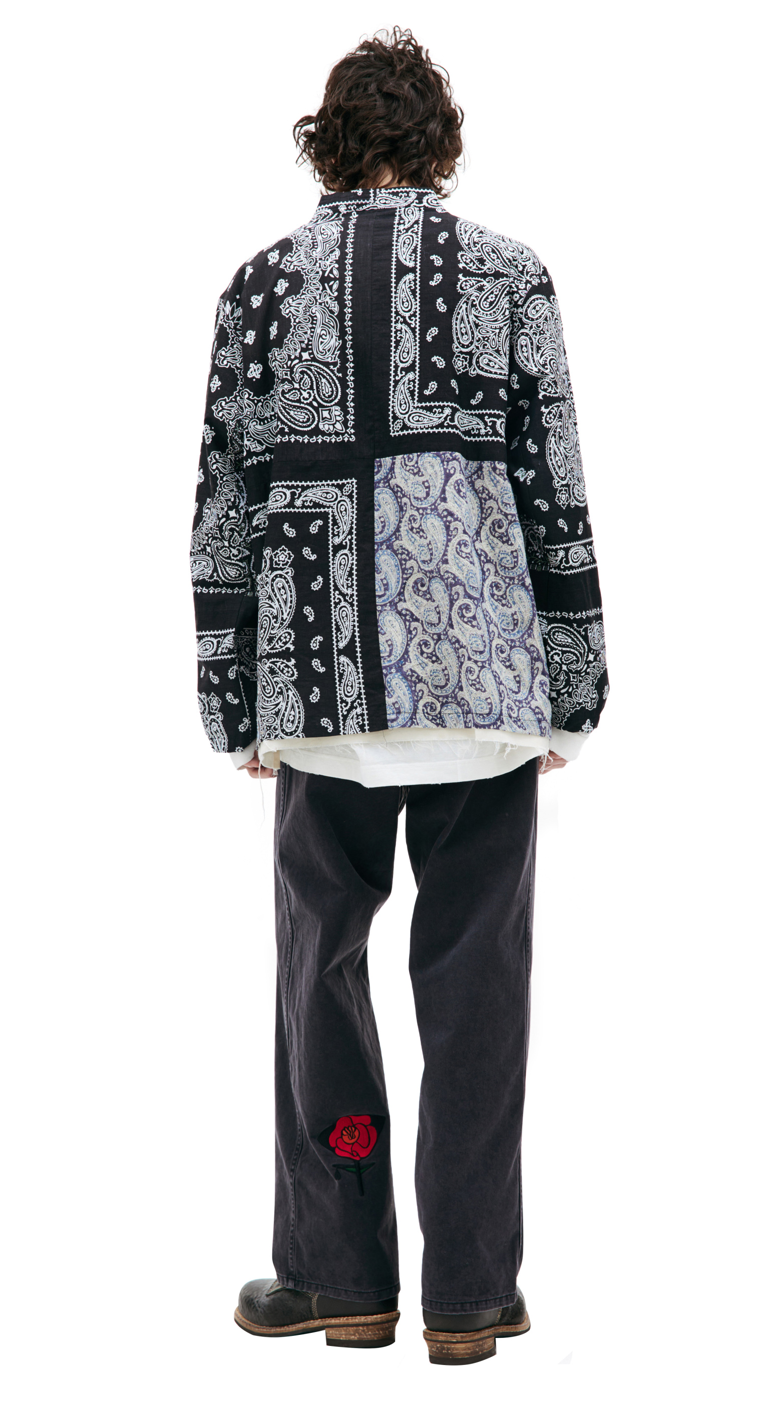Children of the discordance Bandana patchwork shirt