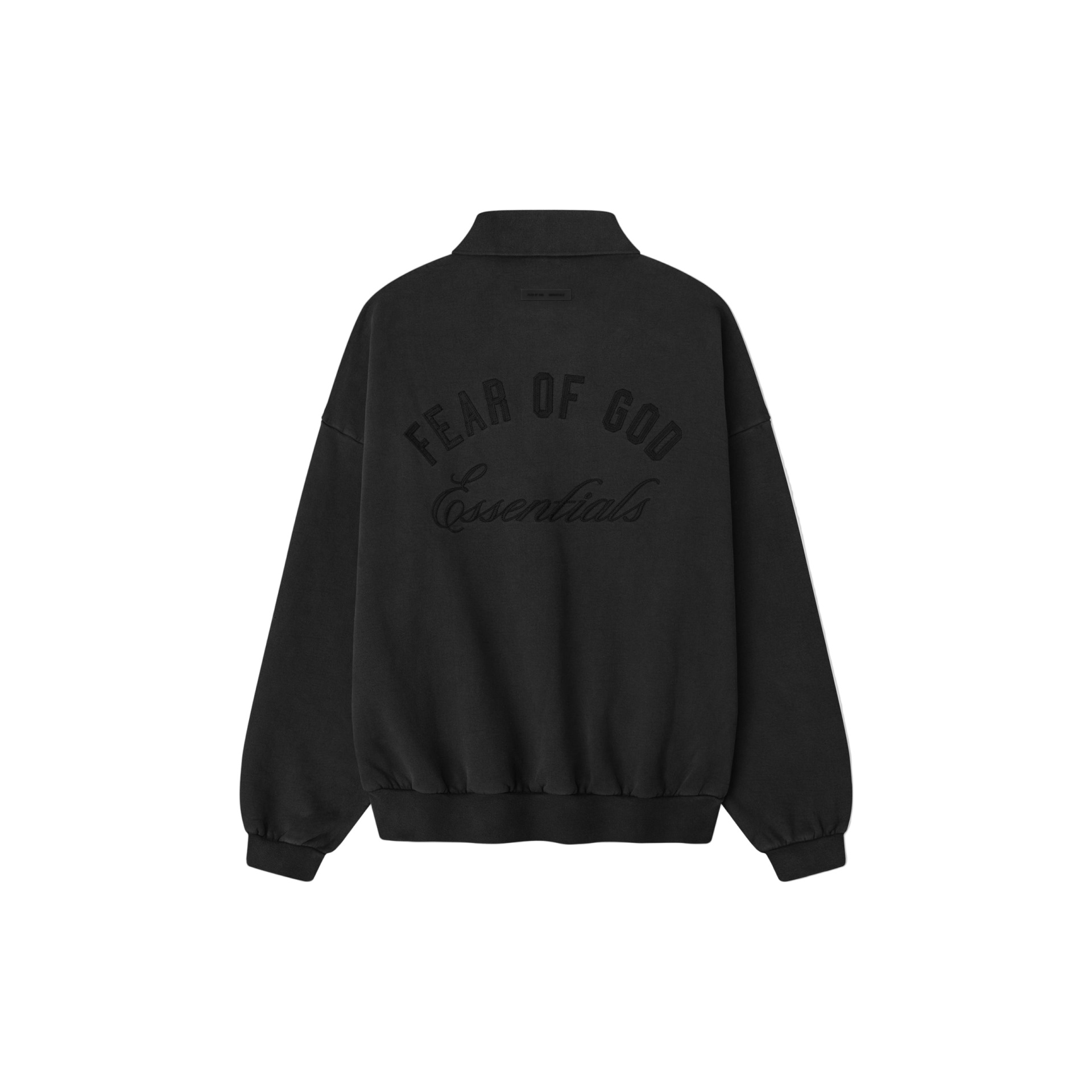 Fear of God Essentials Embroidered Classic Polo Sweatshirt