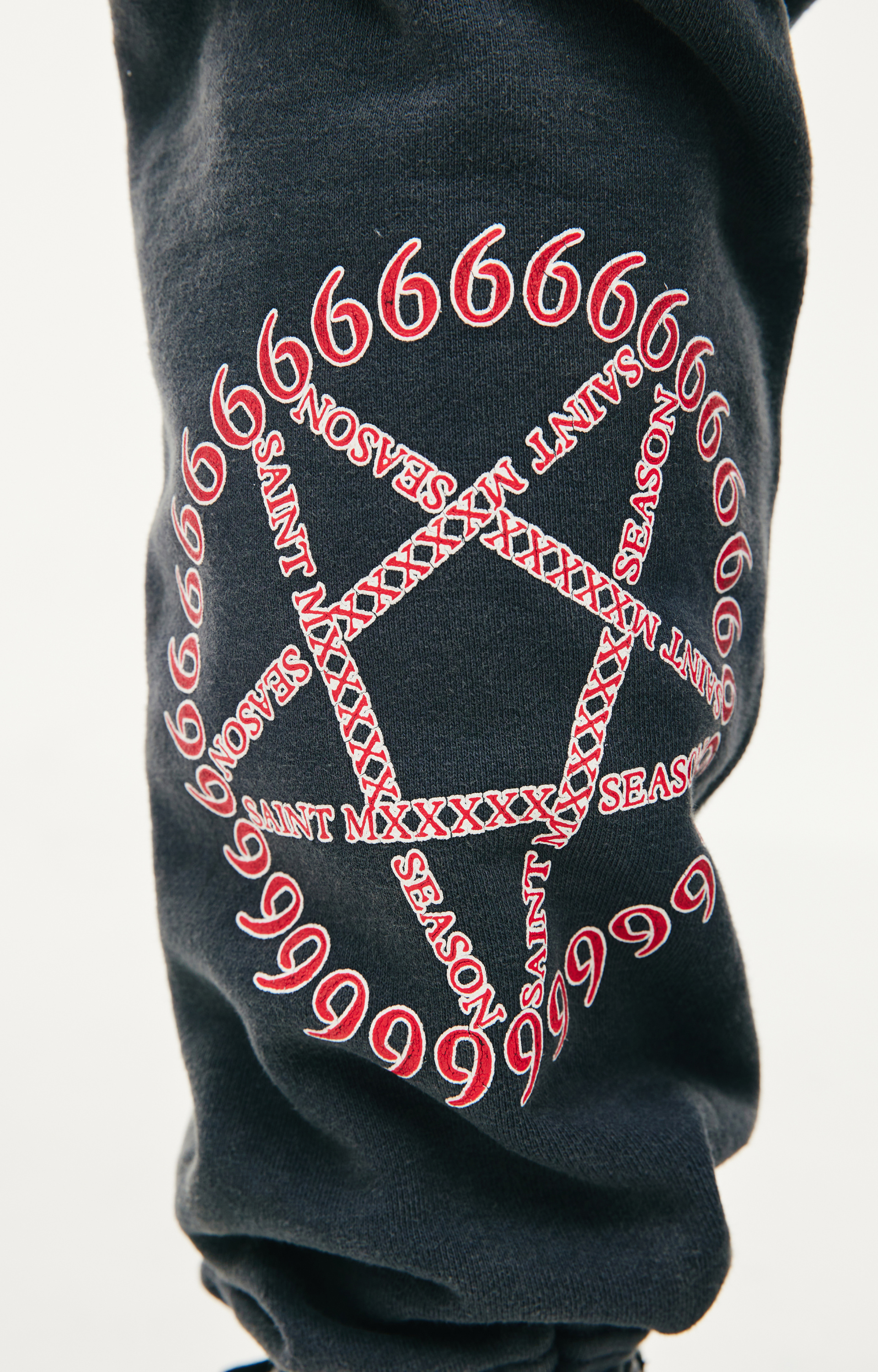 Saint Michael Eye ball printed sweatpants