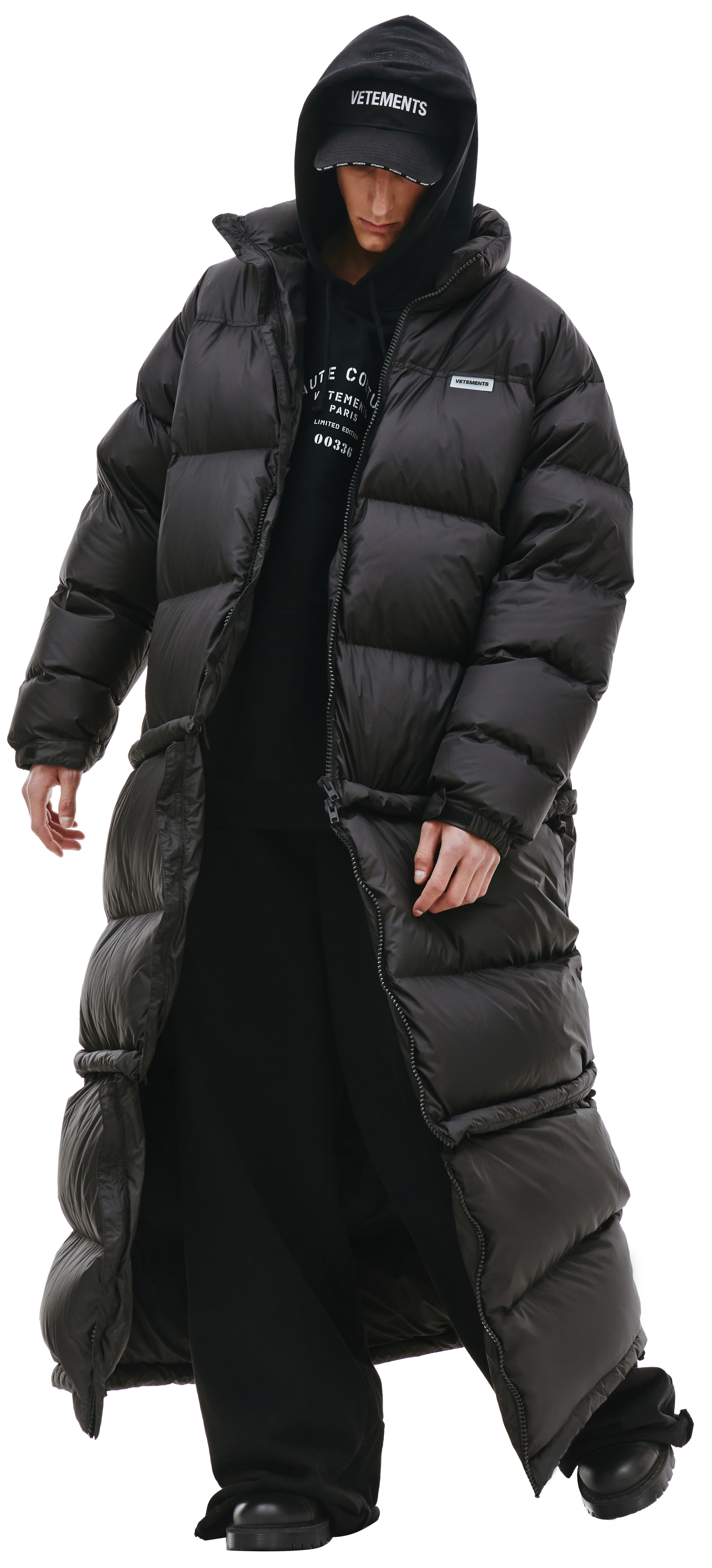 VETEMENTS Transformer maxi padded coat