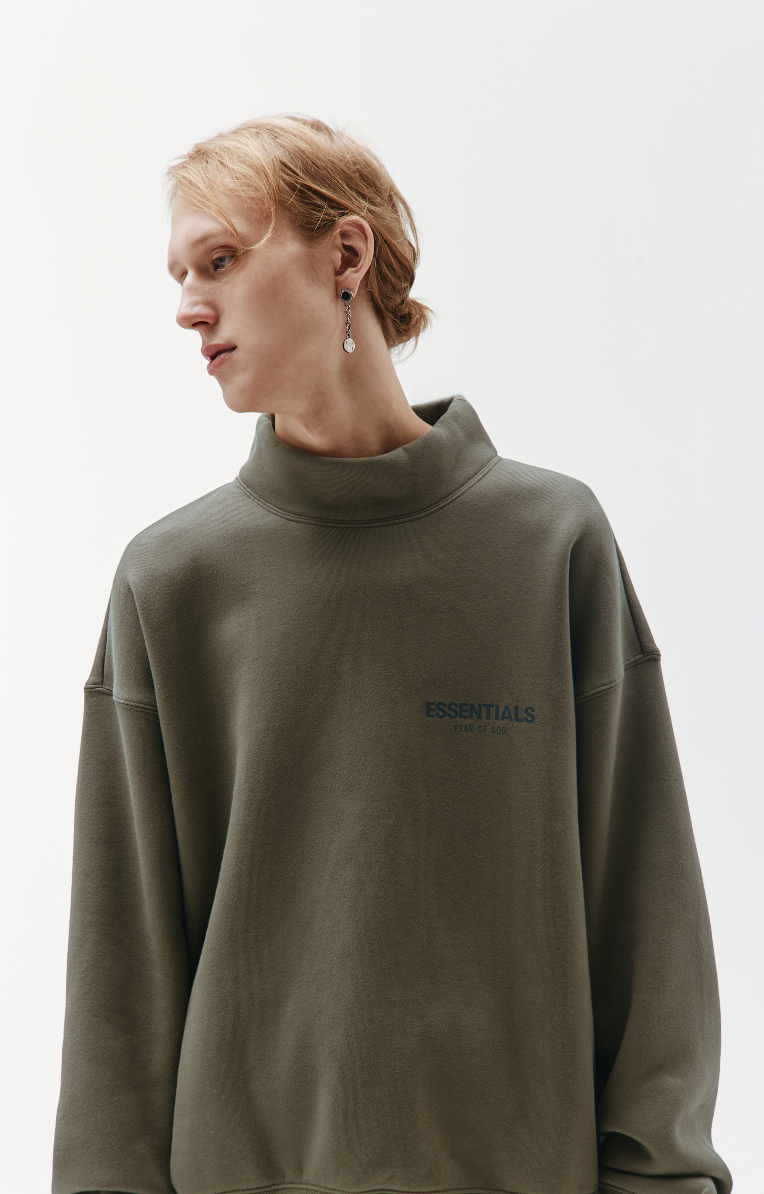 Fear of God Essentials Cotton Pullover Mockneck