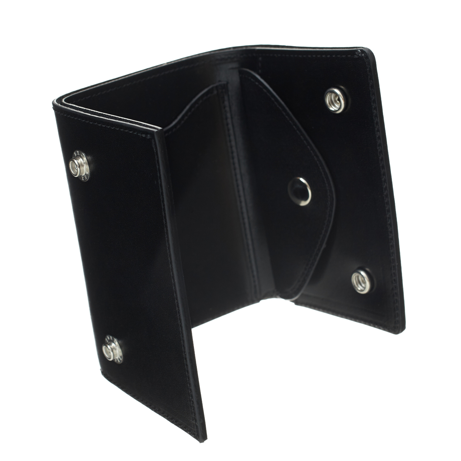Mastermind WORLD Black leather wallet with chain