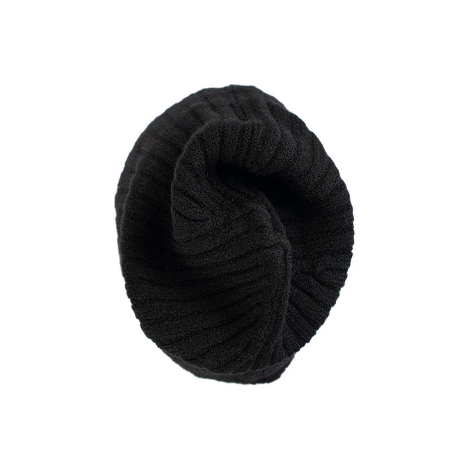 Jil Sander Black Wool Beanie