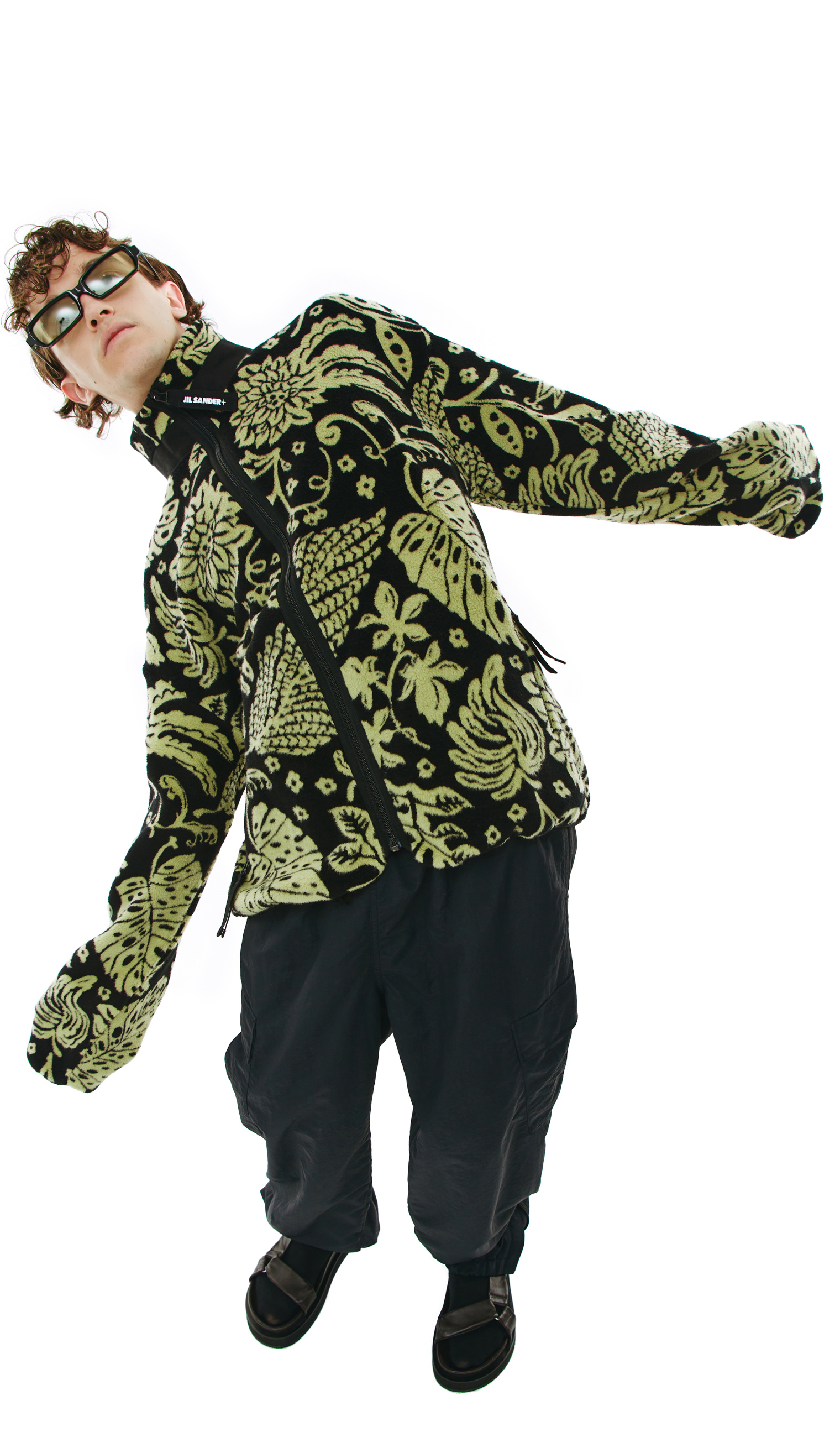 Jil Sander J+ Floral Fleece Jacket