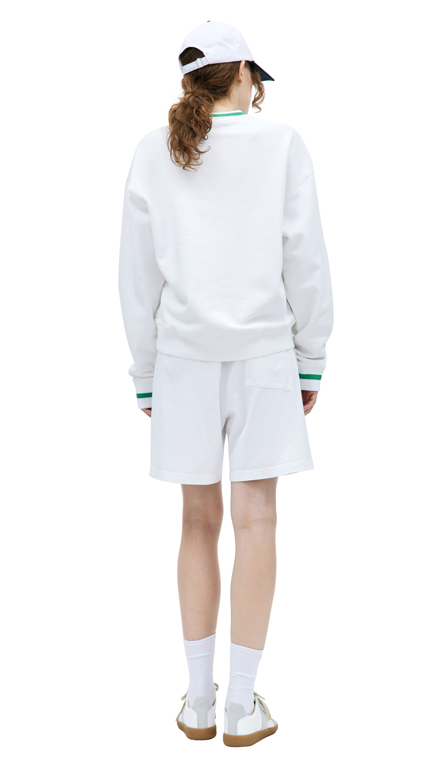 SPORTY & RICH White Serif sweatshirt