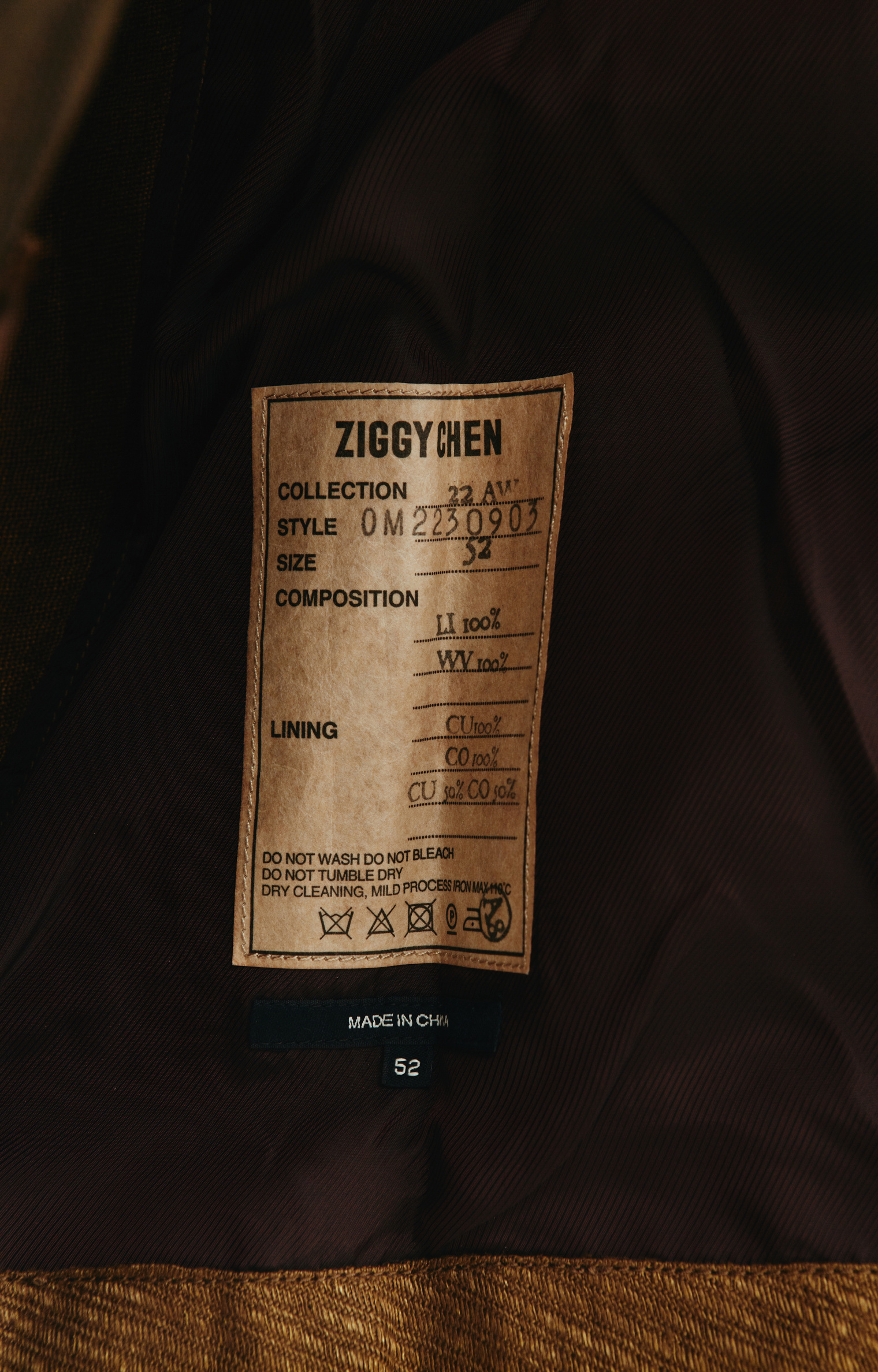 Ziggy Chen Cropped linen jacket