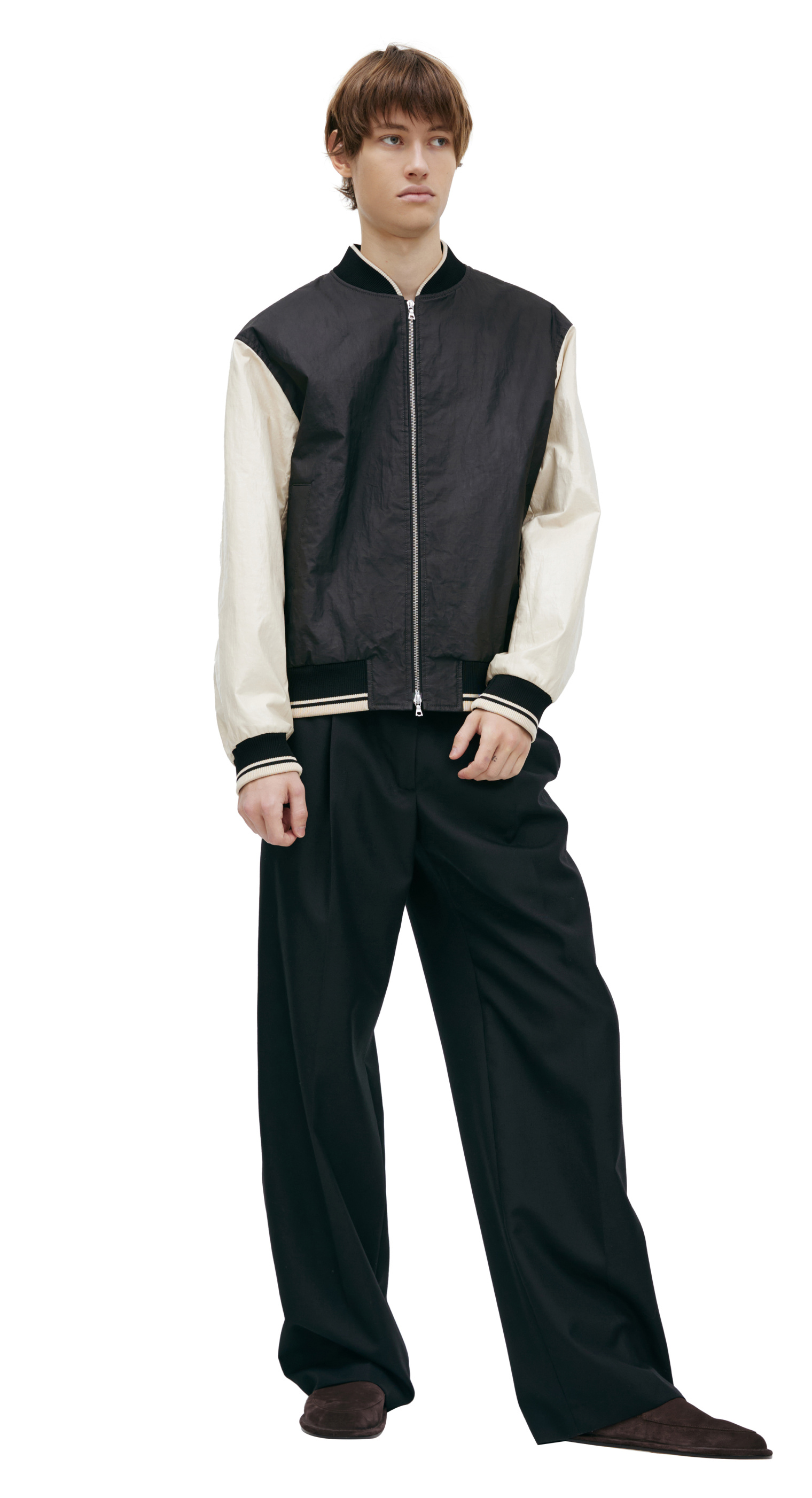 Dries Van Noten Black zippered bomber