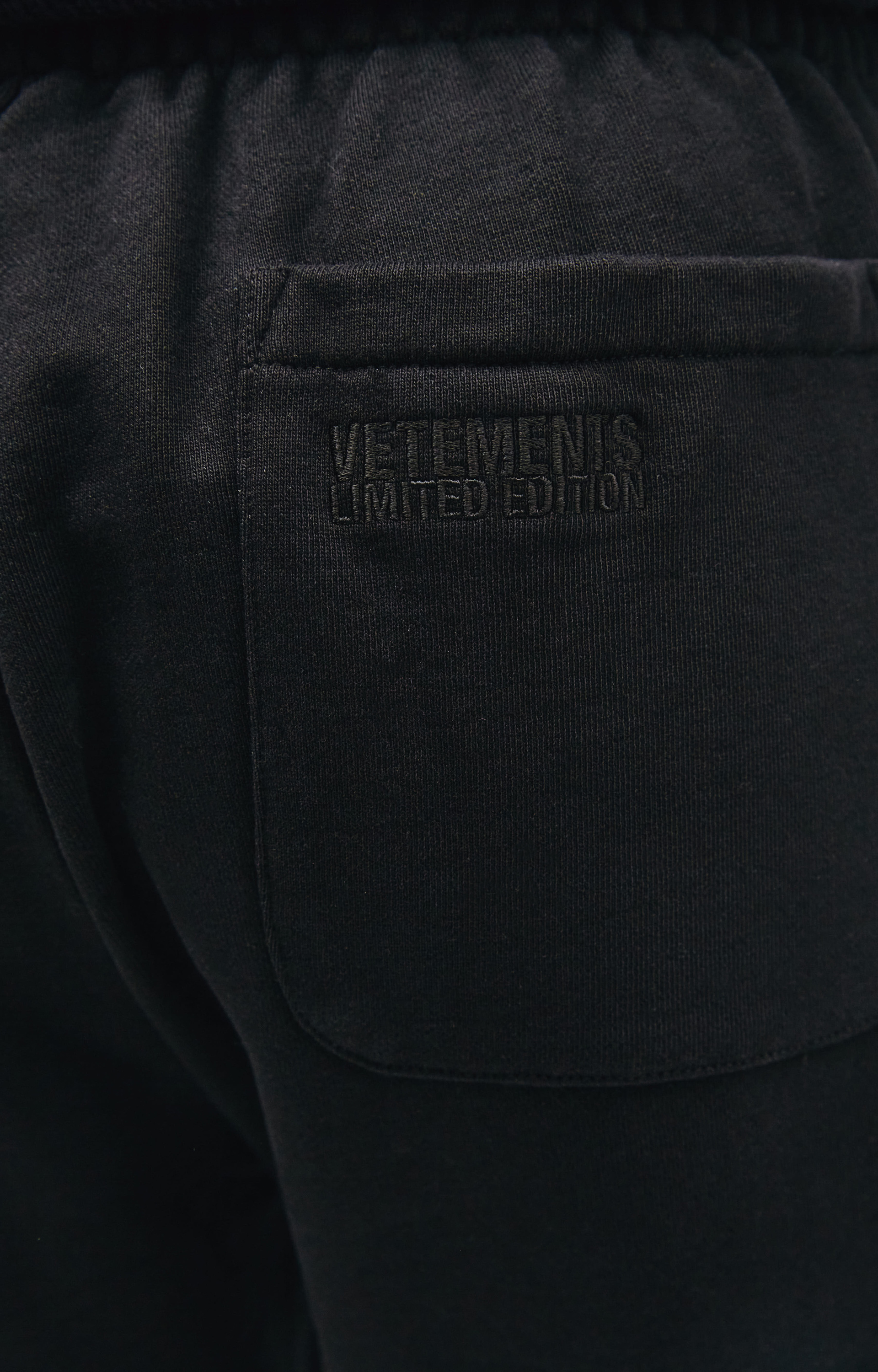 VETEMENTS Black Lounge Pants