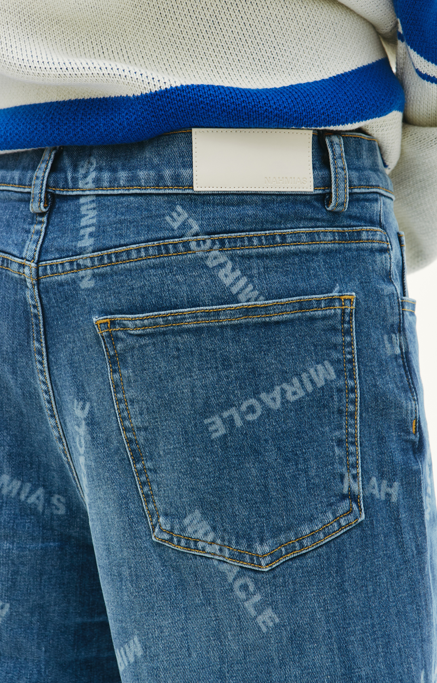 Nahmias Miracle logo jeans
