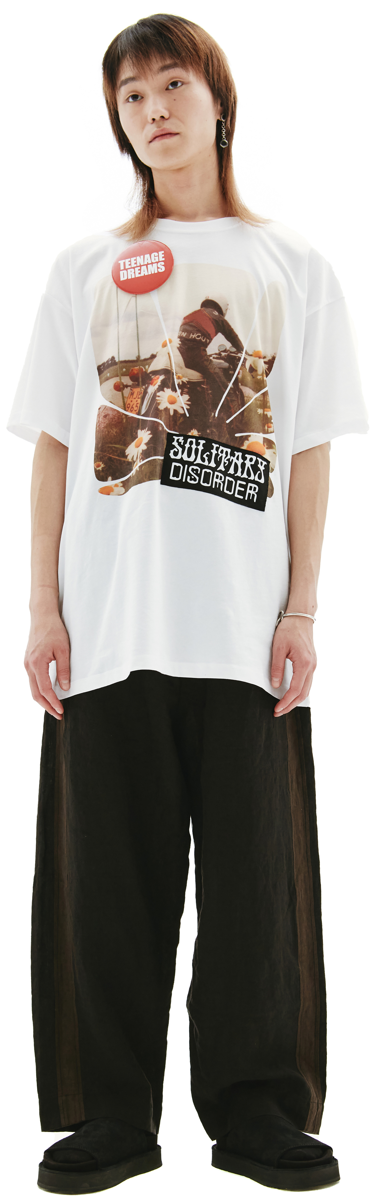 Raf Simons White Printed T-shirt