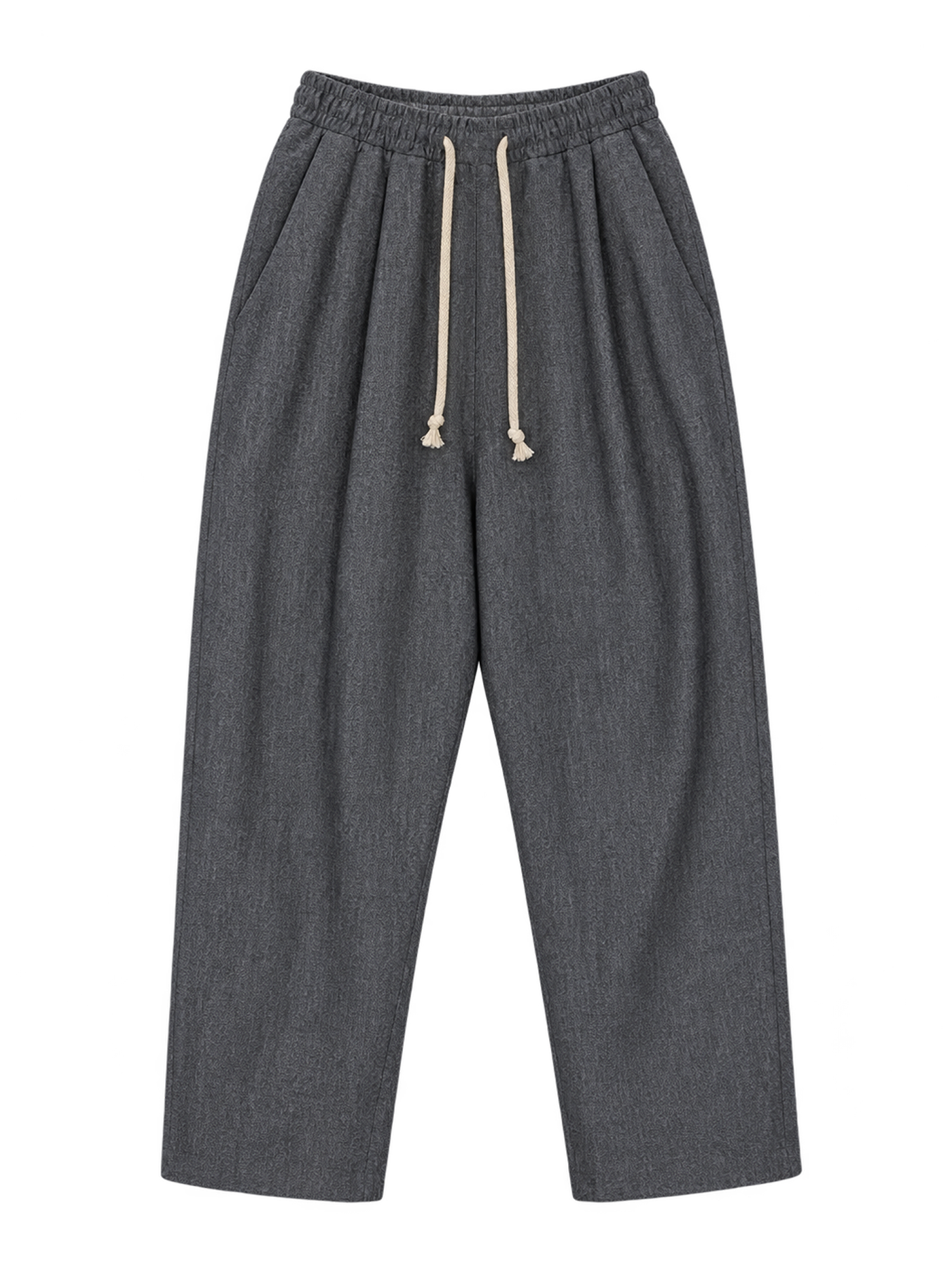 Ziggy Chen Gray drawstring trousers