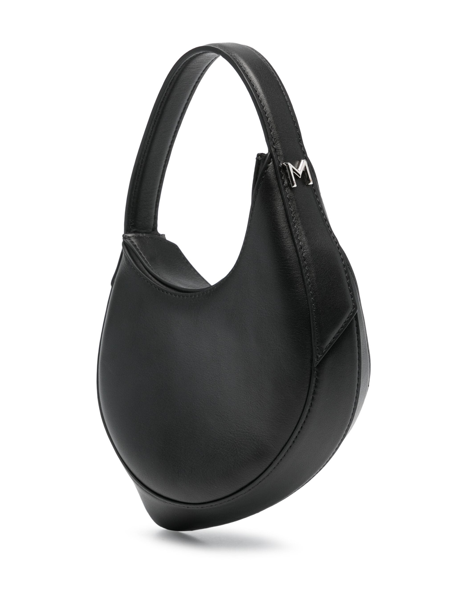 Mugler Asymmetrical leather bag