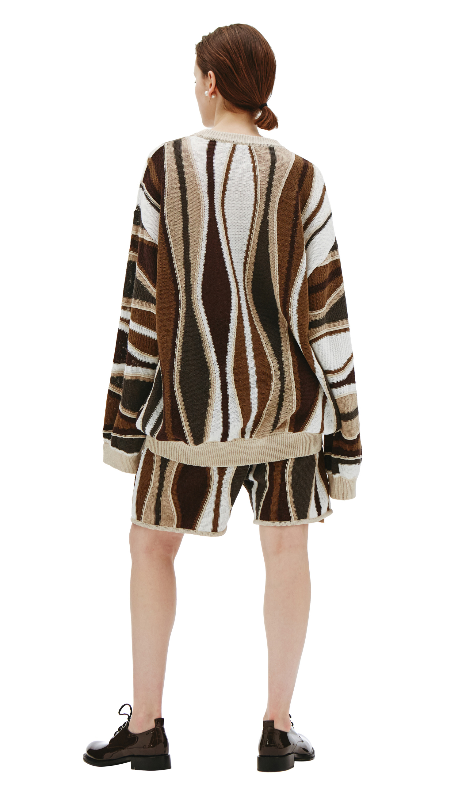 Children of the discordance Striped knitted sweater
