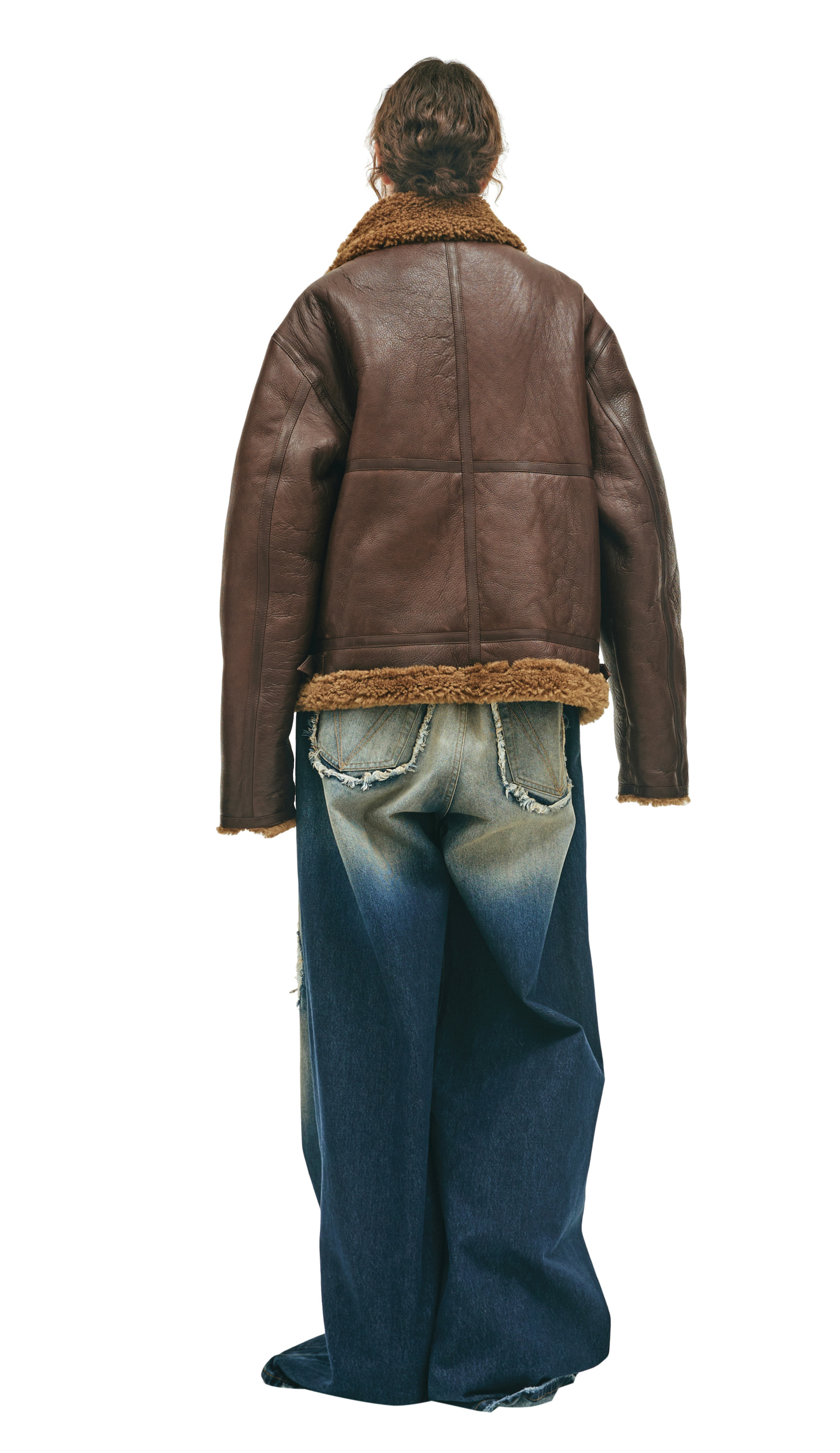 VETEMENTS Двусторонняя дубленка