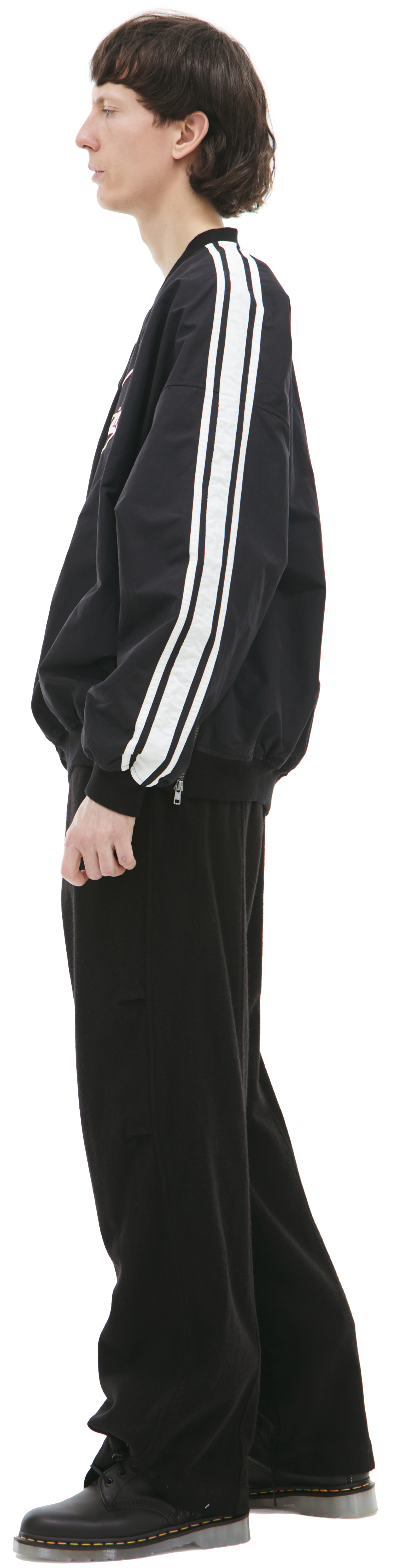 Saint Mxxxxxx Sweatshirt with stripes on the sleeves