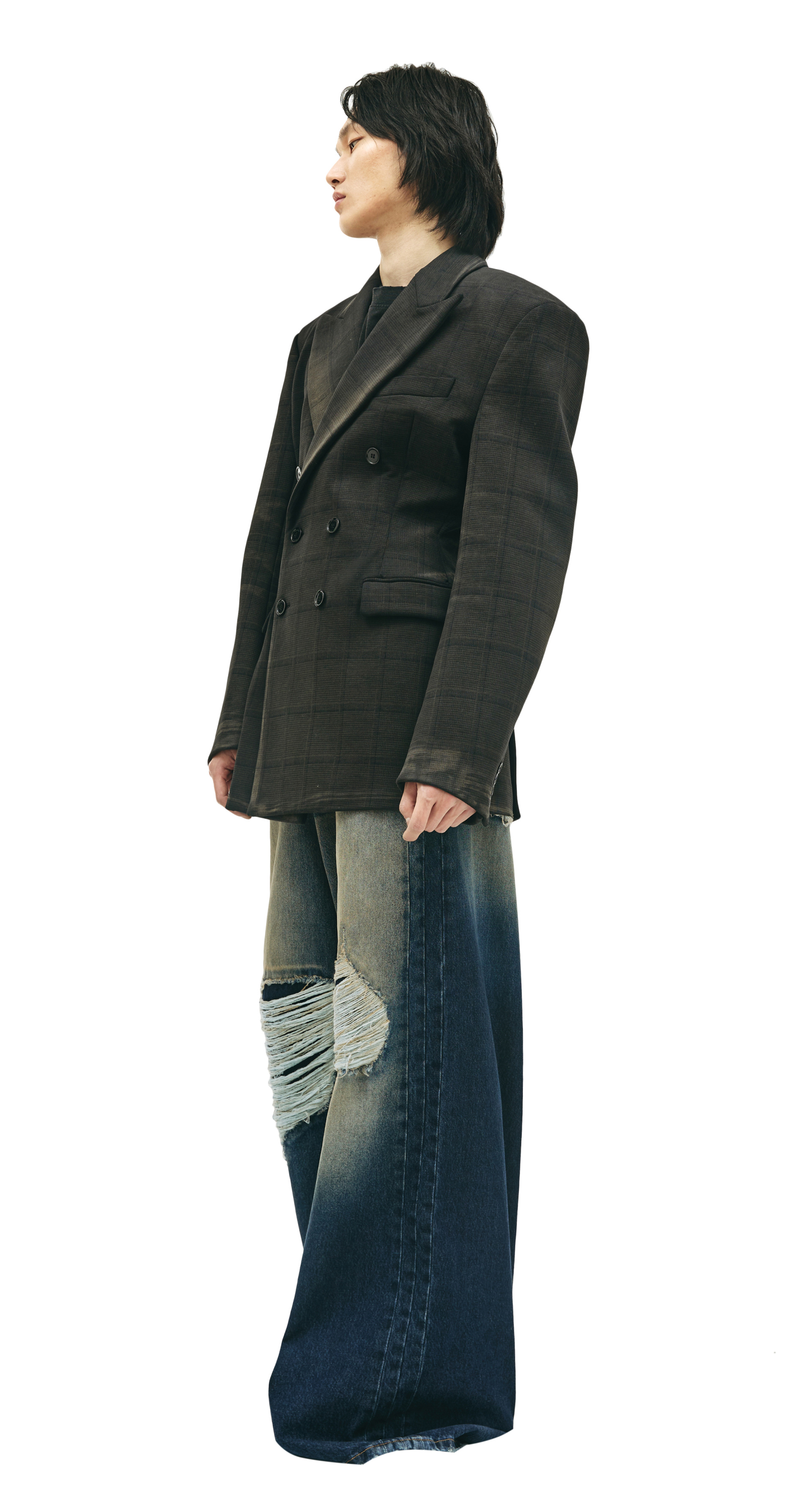 VETEMENTS Striped tailored blazer