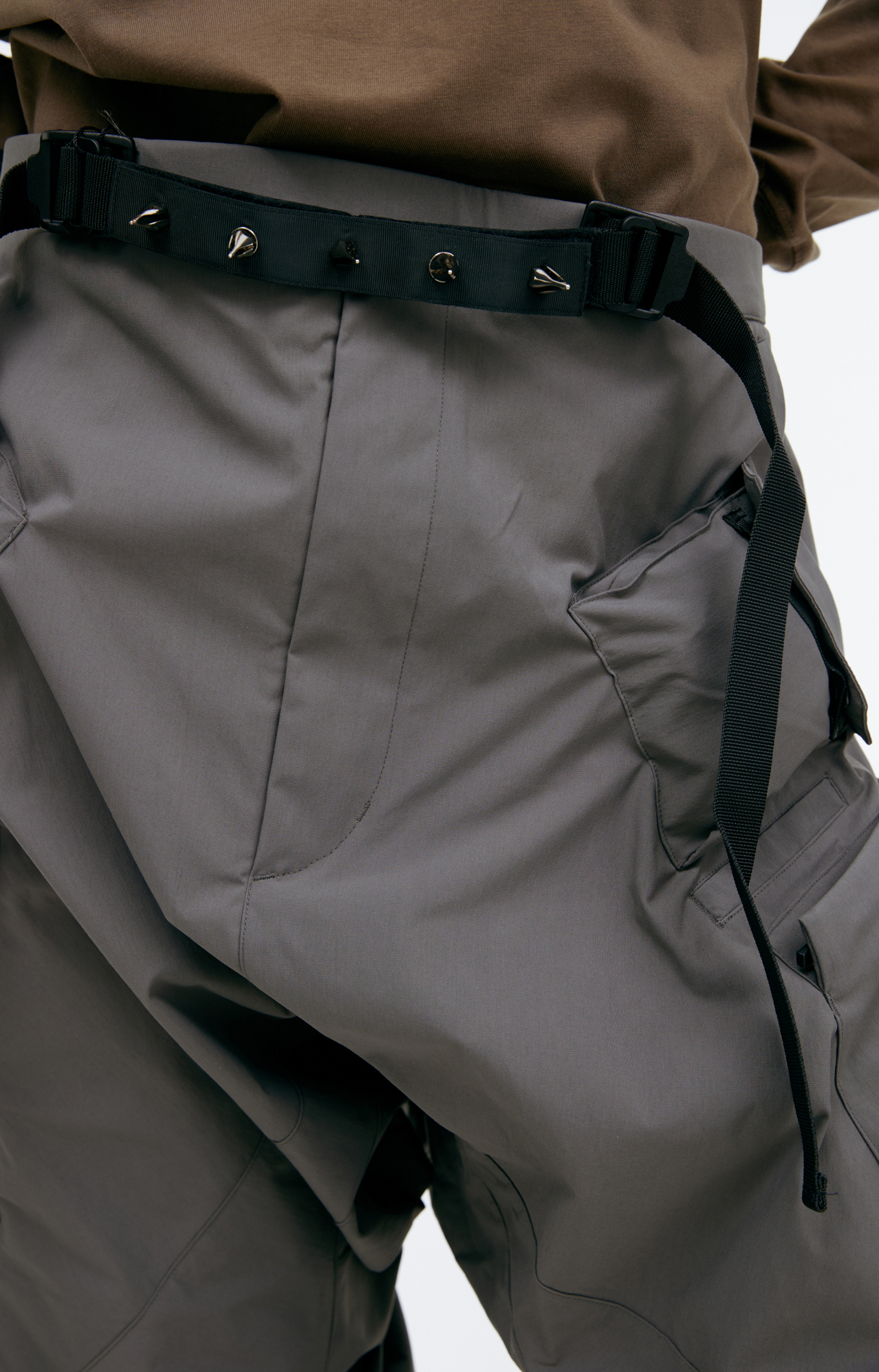 Acronym Cargo trousers with studs on the waistband