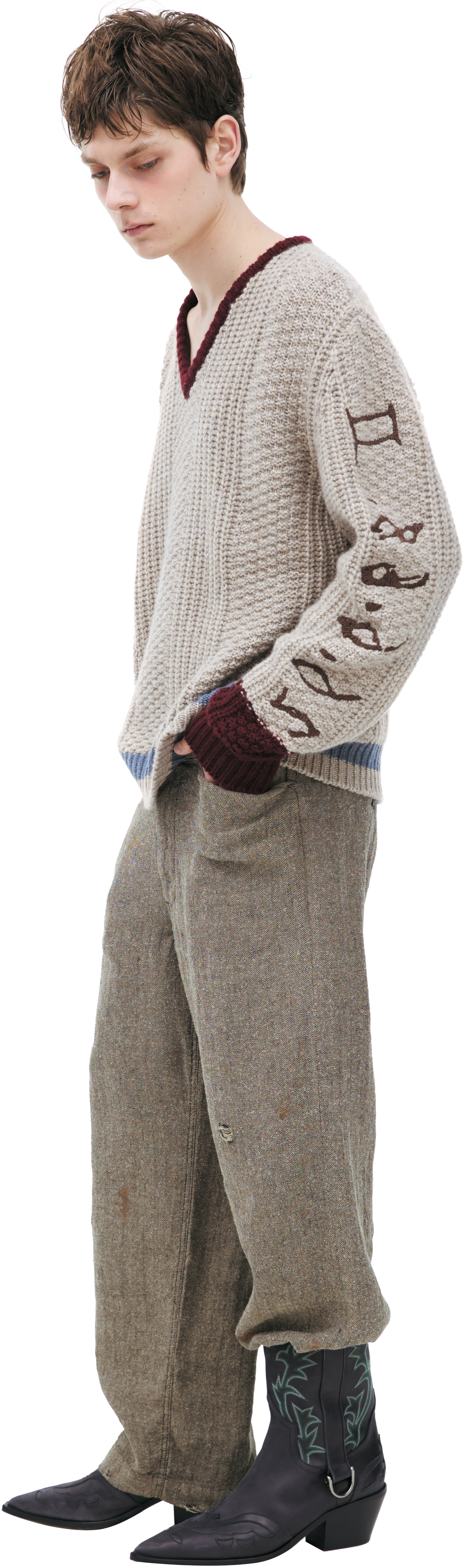 Enfants Riches Déprimés Cashmere V-Neck Sweater